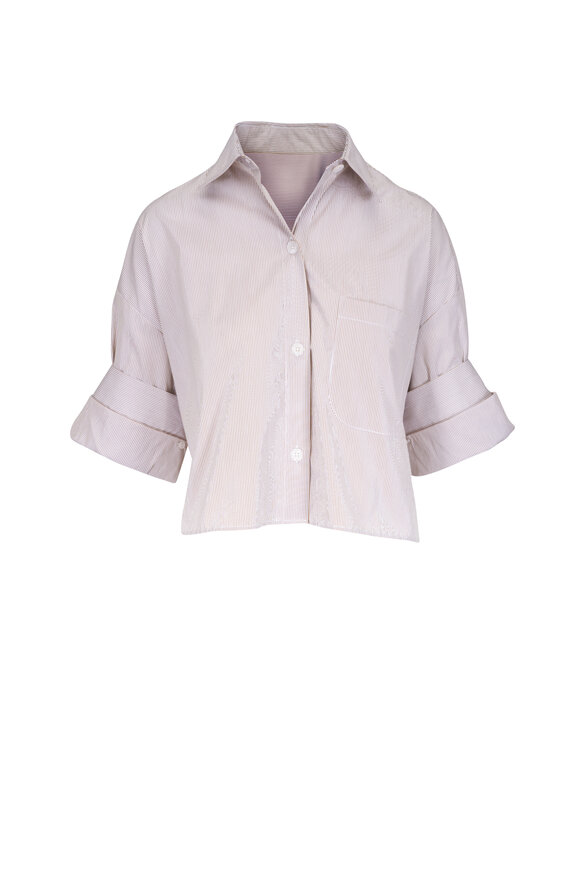 TWP Next Ex Maple Pinstripe Button Up Shirt