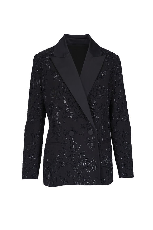 L'Agence Jericho Black Embellished Blazer