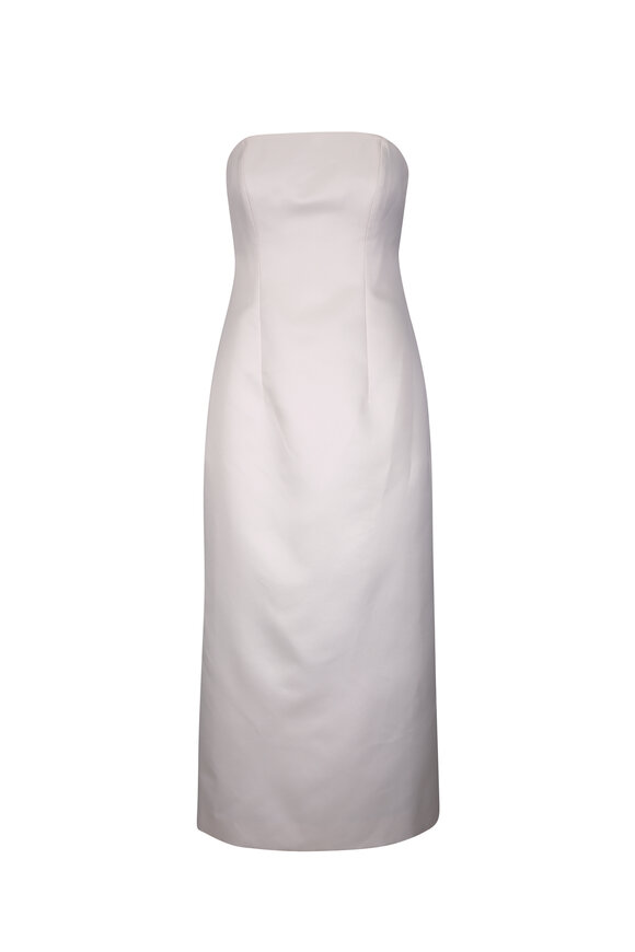 Simkhai Enio Porcelain Satin Midi Dress