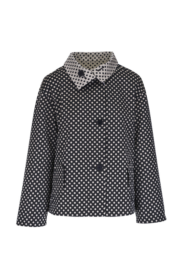 Akris Punto - Black Jersey Asymmetric Zip Jacket