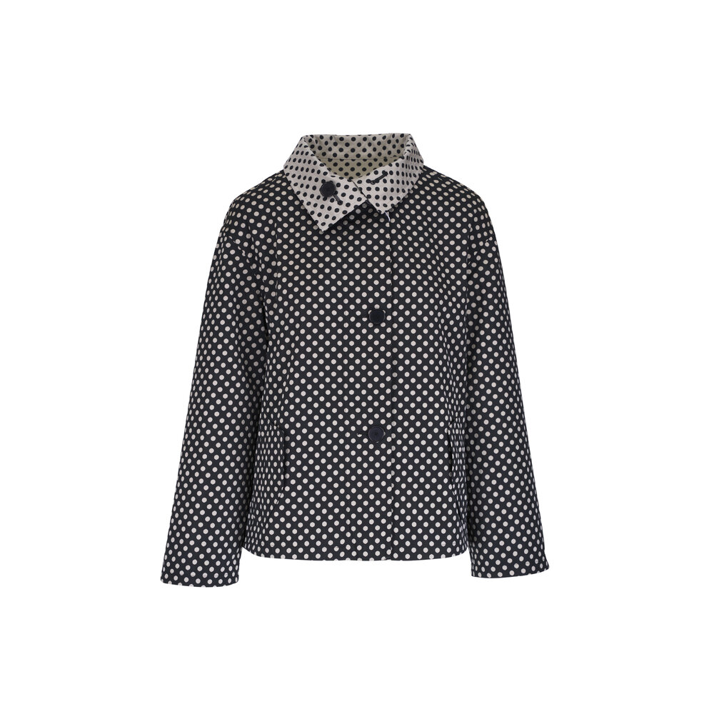 美品　AKRIS punto ジップアップ　ジャケット　コットン　総柄　おしゃれ Akris punto Sail Print Bomber Jacket | Saks Fifth Avenue