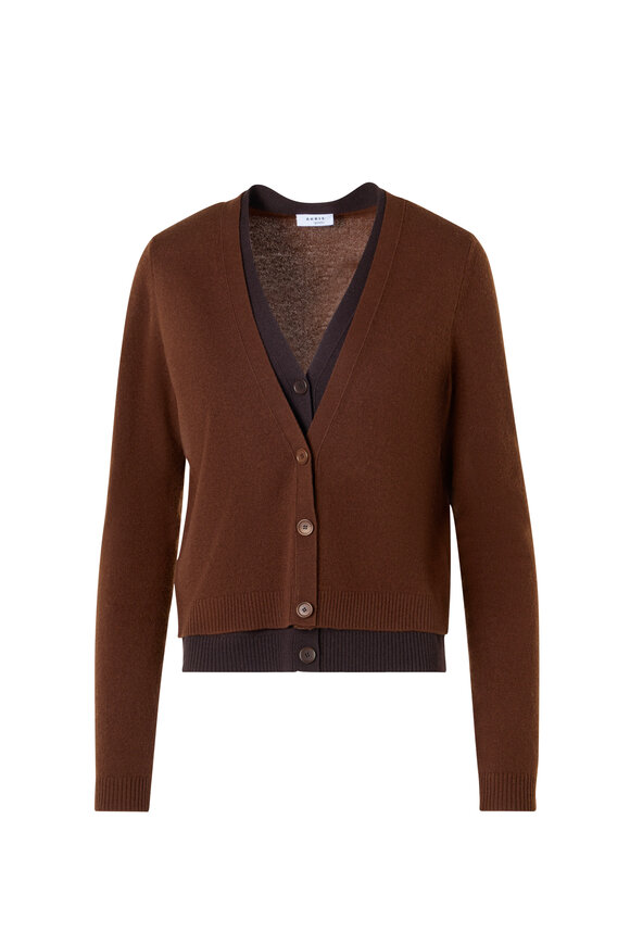 Akris Punto Caramel Layered Cardigan - view 1
