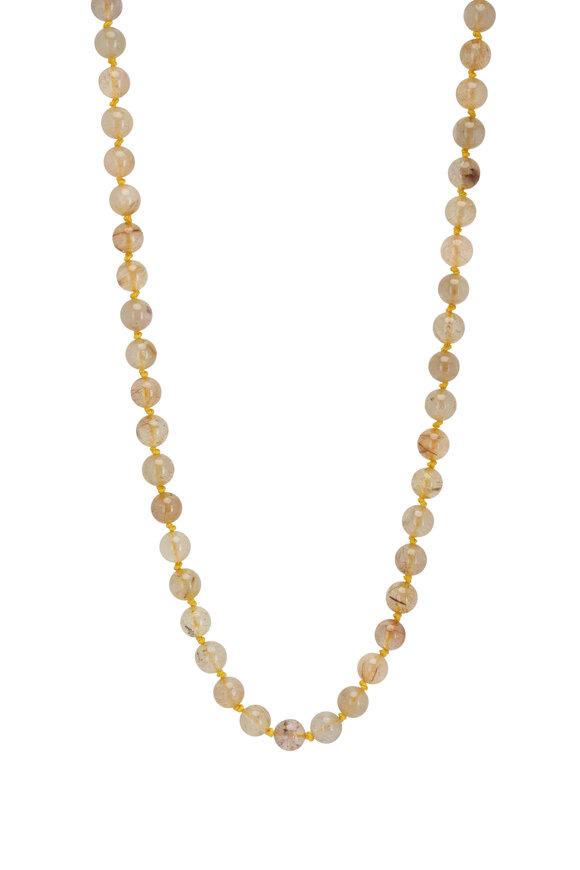 Cristina V. Quartz Stone Necklace