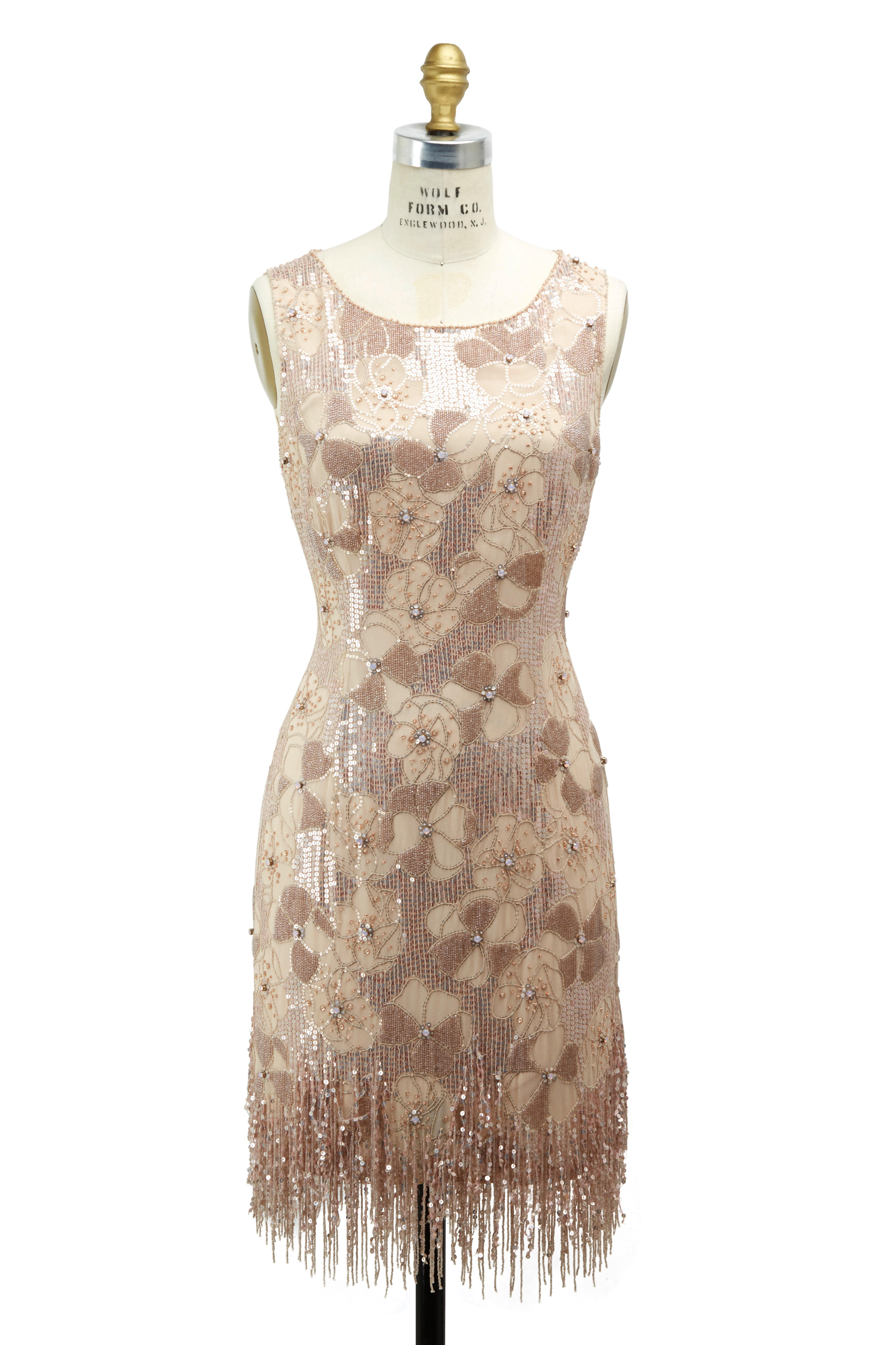 Jenny Packham - Peach Silk Dress | Mitchell Stores Jenny Packham - Peach Silk Dress | Mitchell Stores