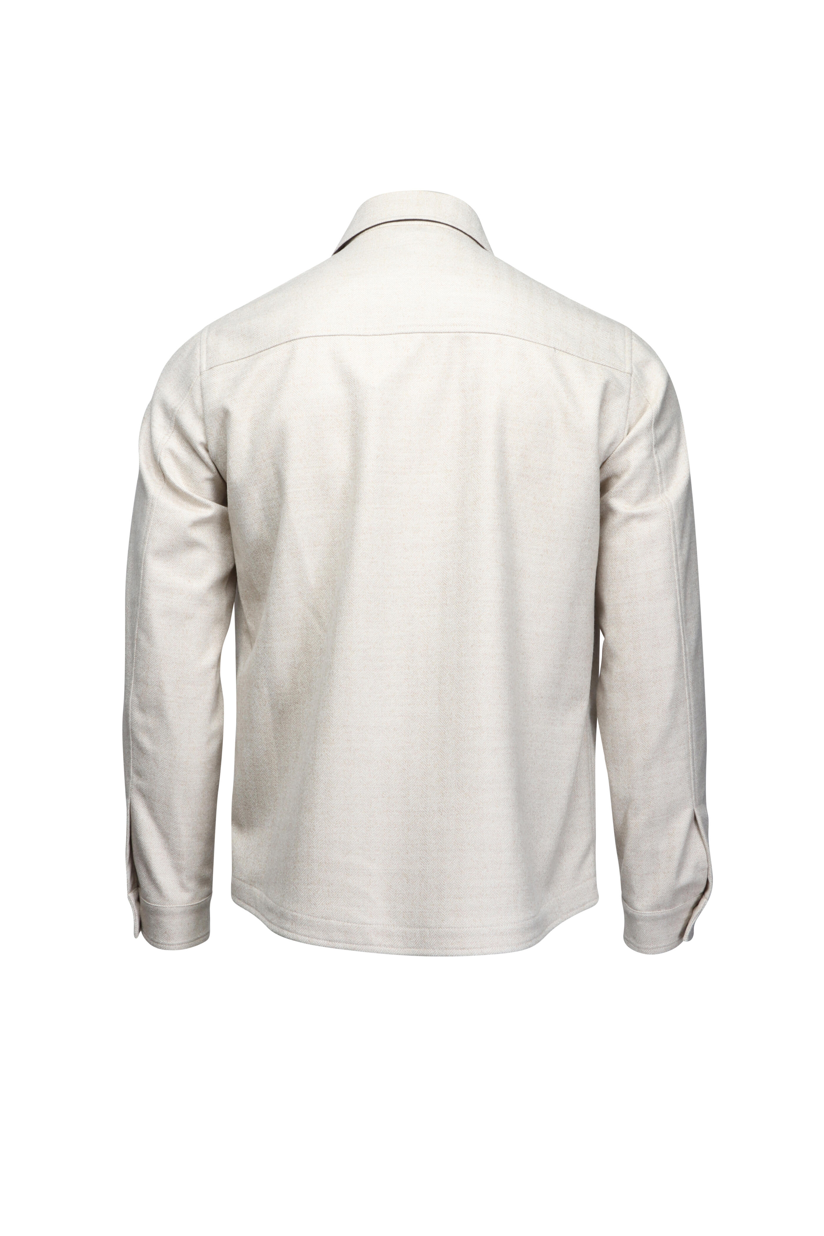 Maurizio Baldassari - Beige Wool Overshirt