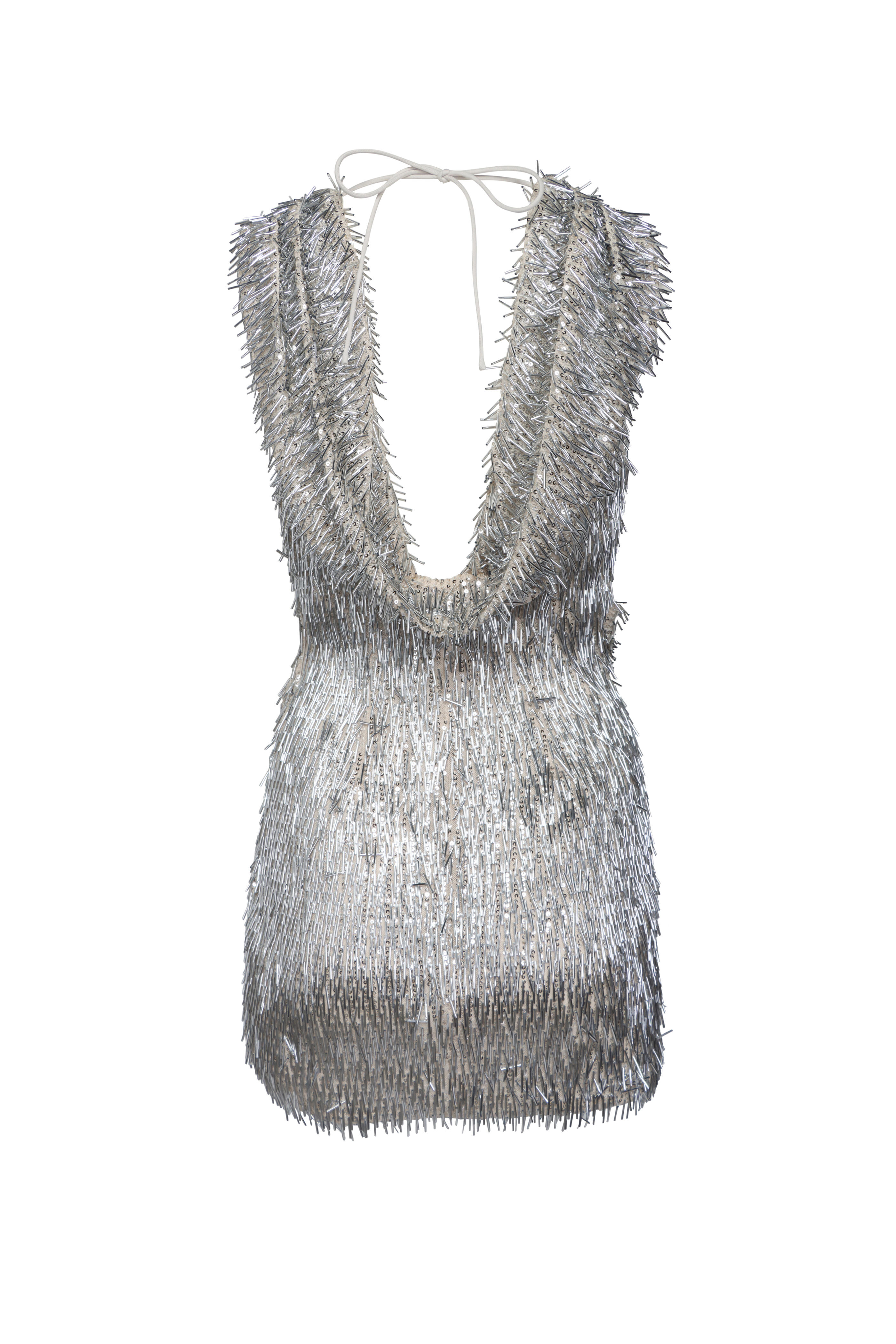Aknvas - Eline Silver Sequin Dress