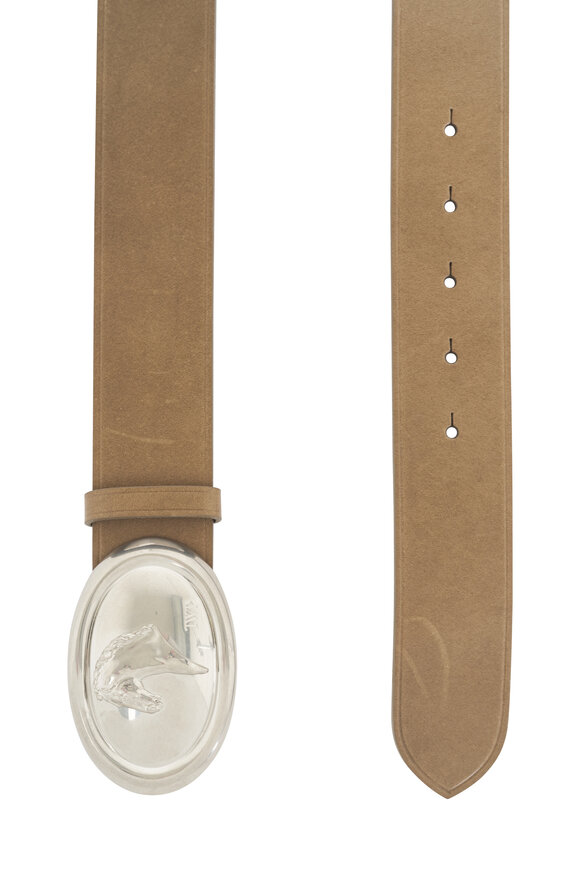 TWP Buckle Bunny Horse Motif Belt - view 4