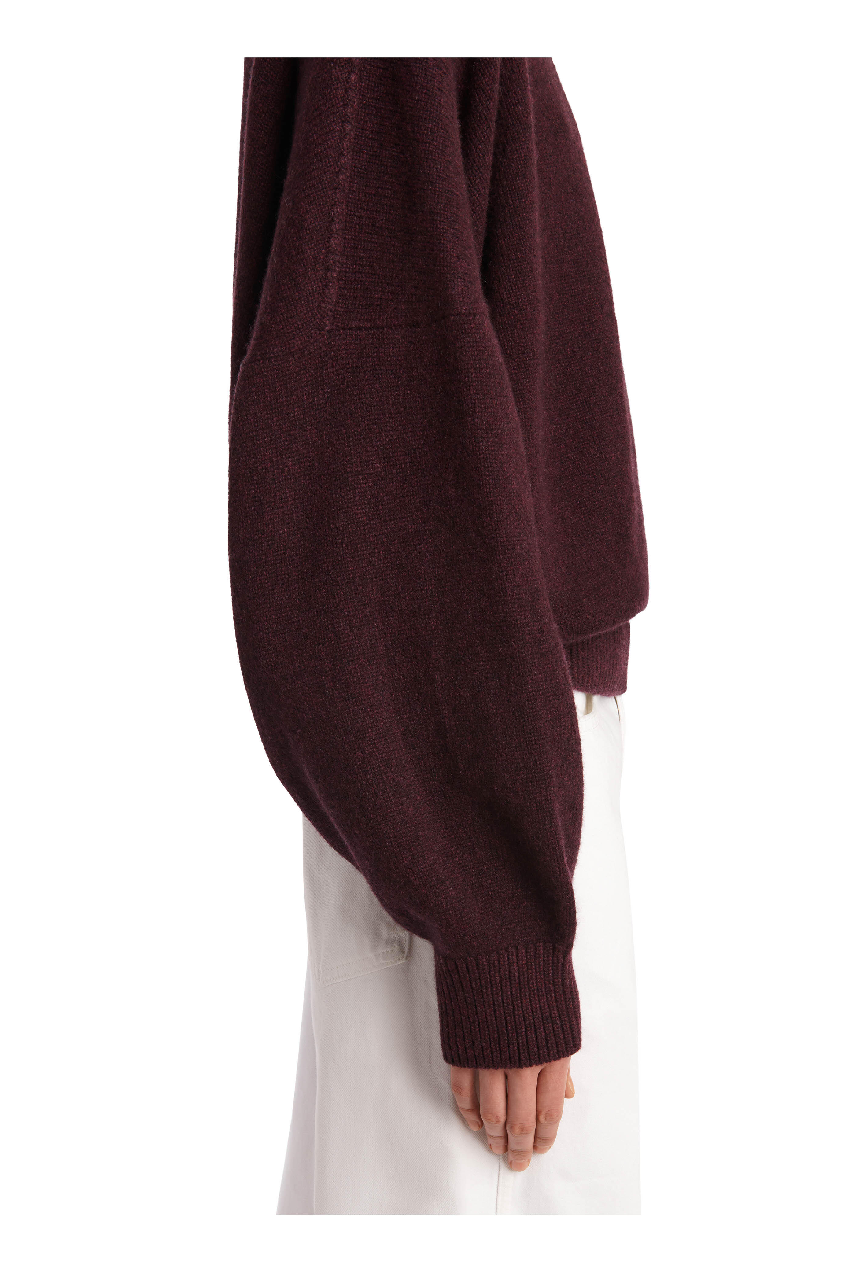 Khaite - Wolfe Plum Dense Cashmere Sweater