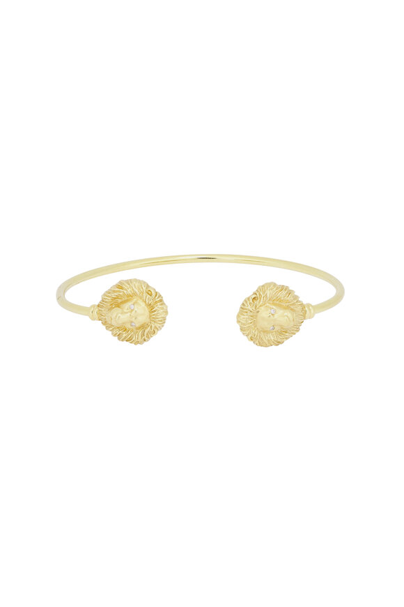 Kimberly McDonald Lion Head Wire Cuff