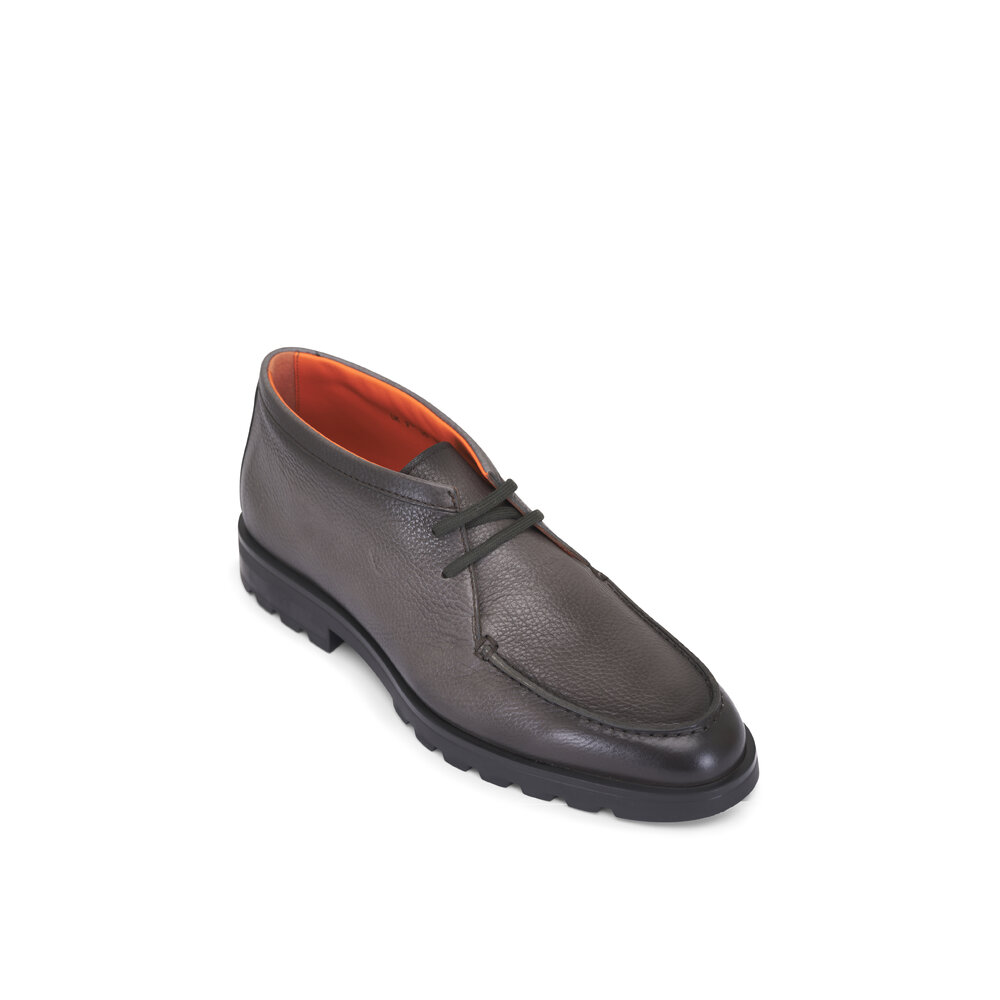 Santoni - Rock Leather Chukka Boot | Mitchell Stores