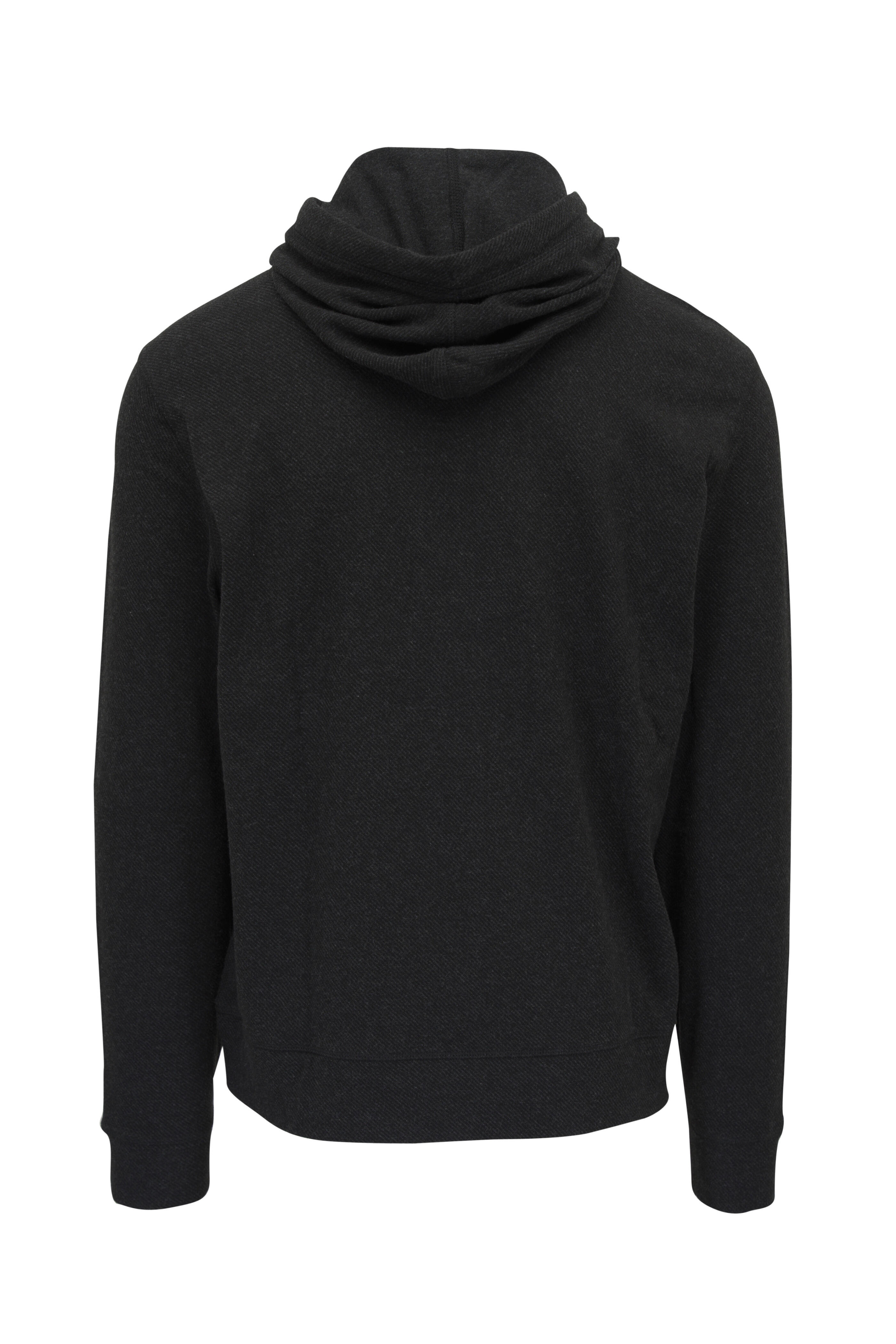 Faherty Brand - Legend Black Heather Twill Hoodie