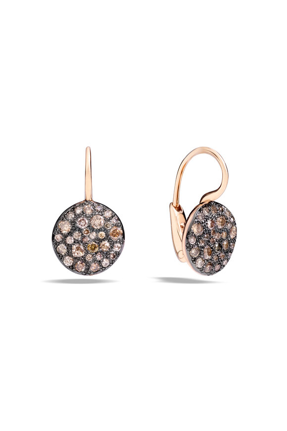 Pomellato Sabbia Brown Diamond Earrings