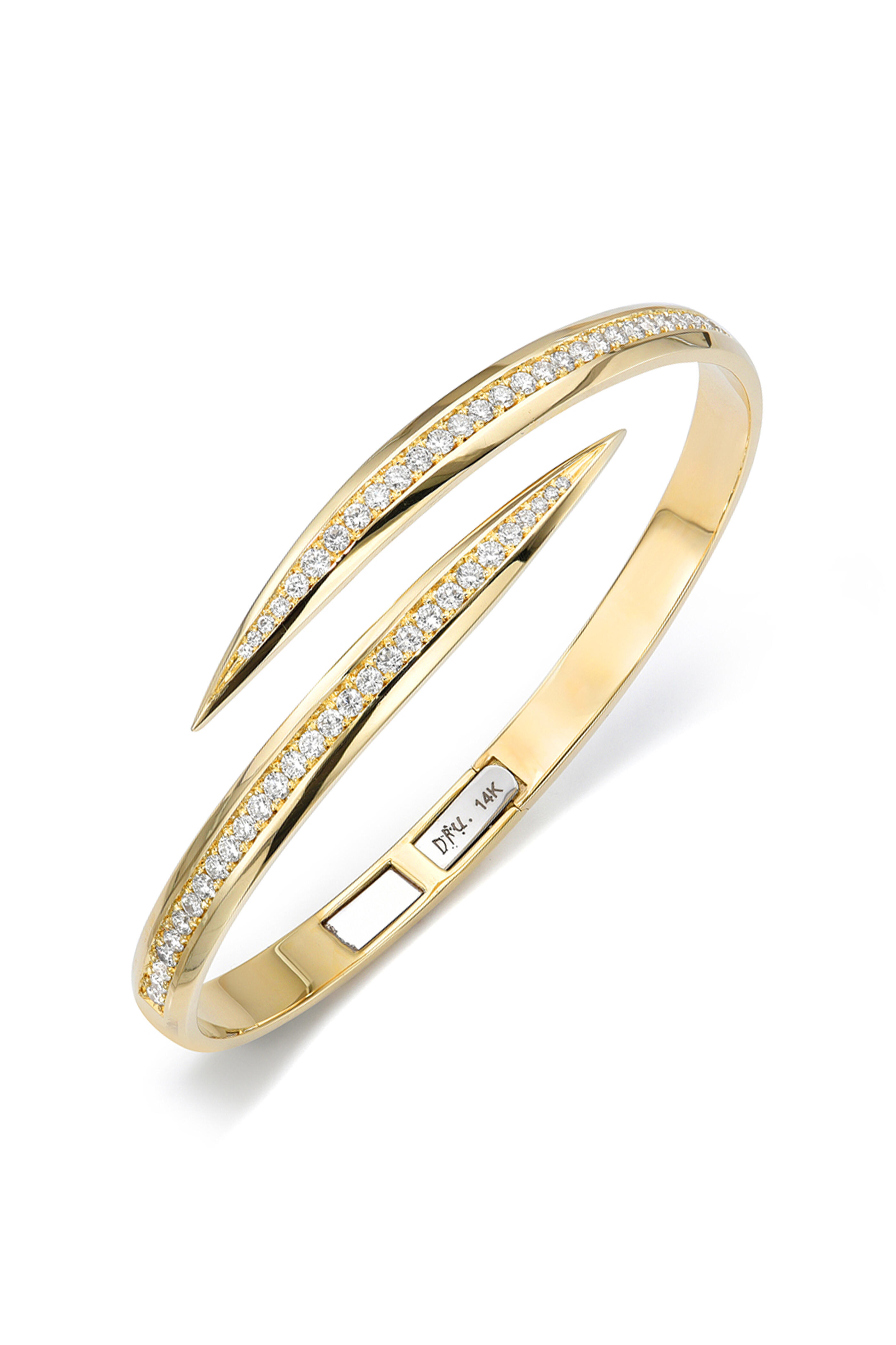 Dru - Diamond Claw Bangle
