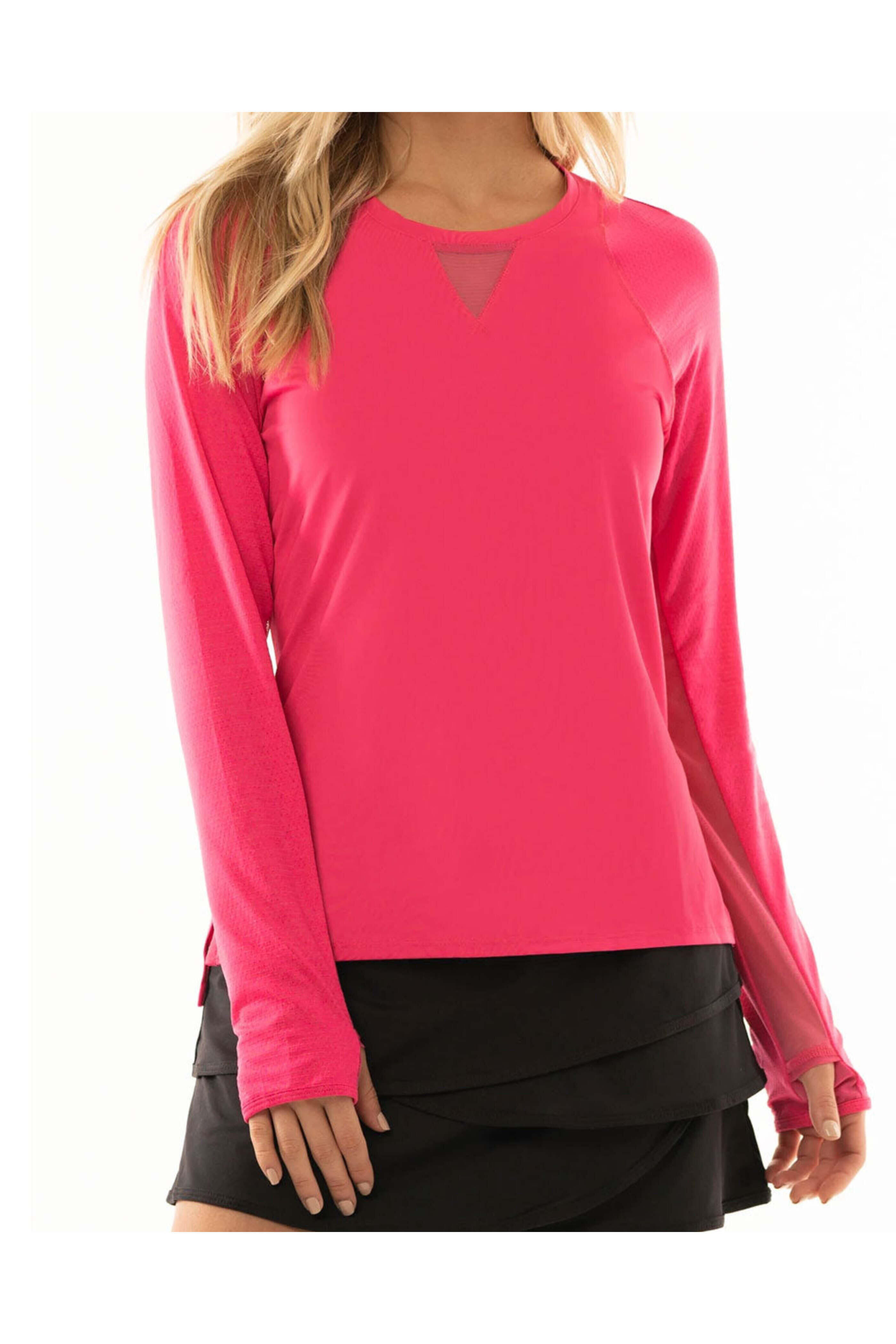 Singer Capital Portfolio - Shocking Pink High Low Long Sleeve