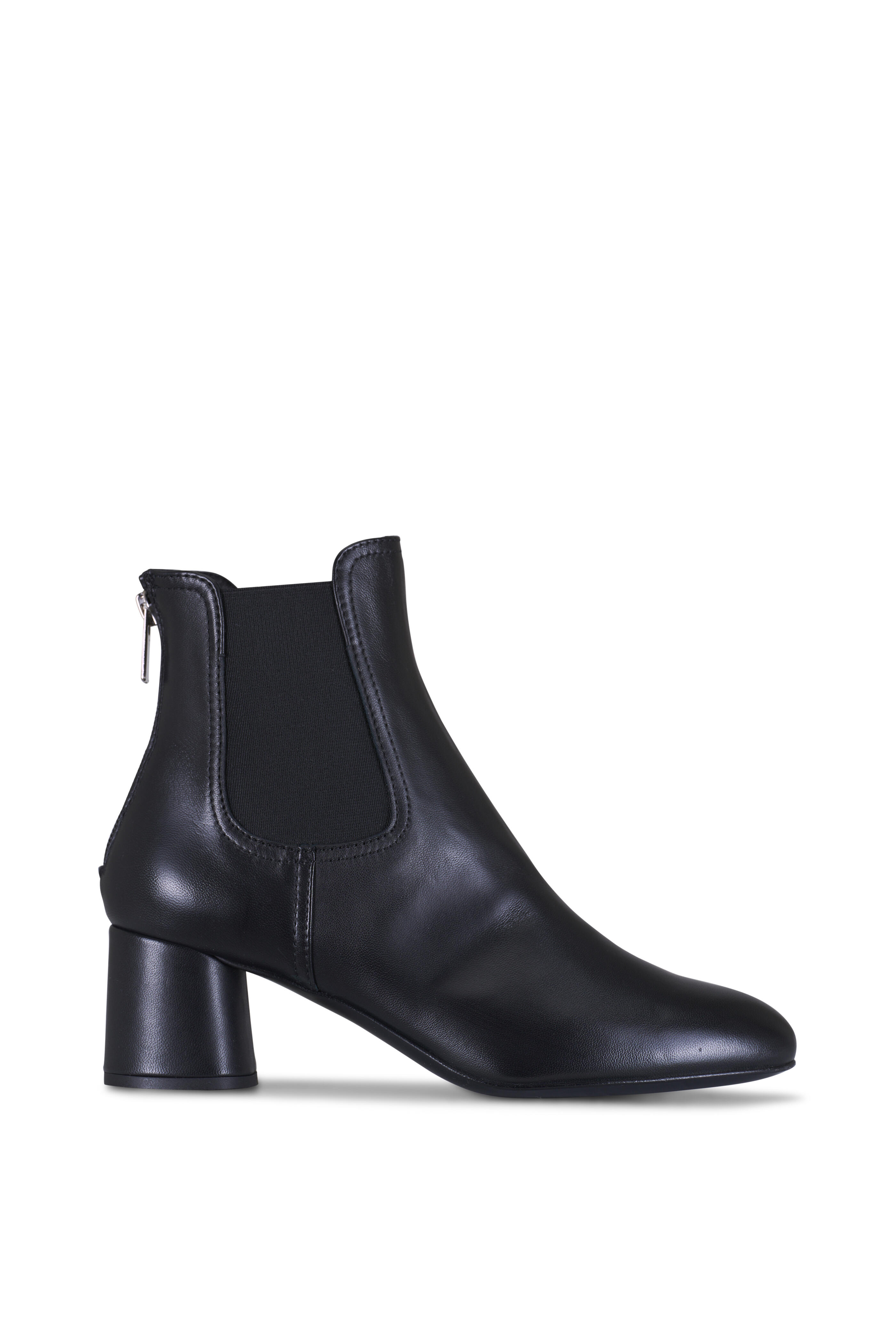 AGL - Aury Black Leather Short Boot, 55mm