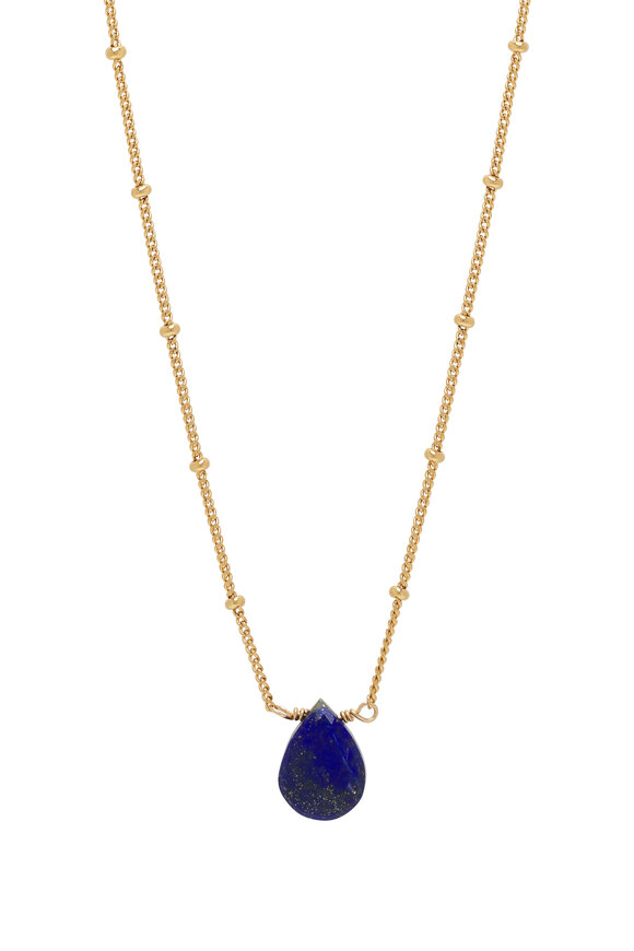 Cristina V. - Lapis Briolette Necklace