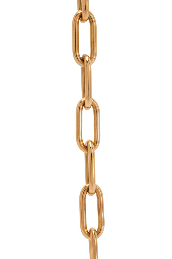 Kai Linz - Yellow Gold Medium Oval Link Bracelet