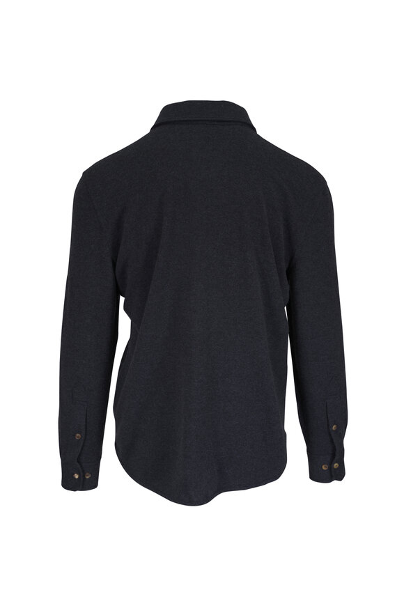 Brunello Cucinelli - Bark Linen & Cotton Ribbed Short Sleeve