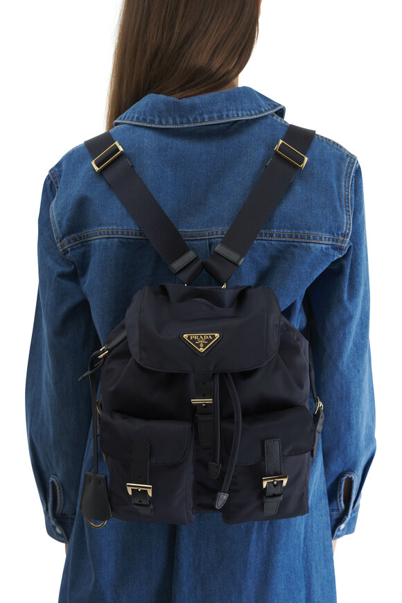 Prada - Re-Edition 1978 Small Re-Nylon Navy Backpack