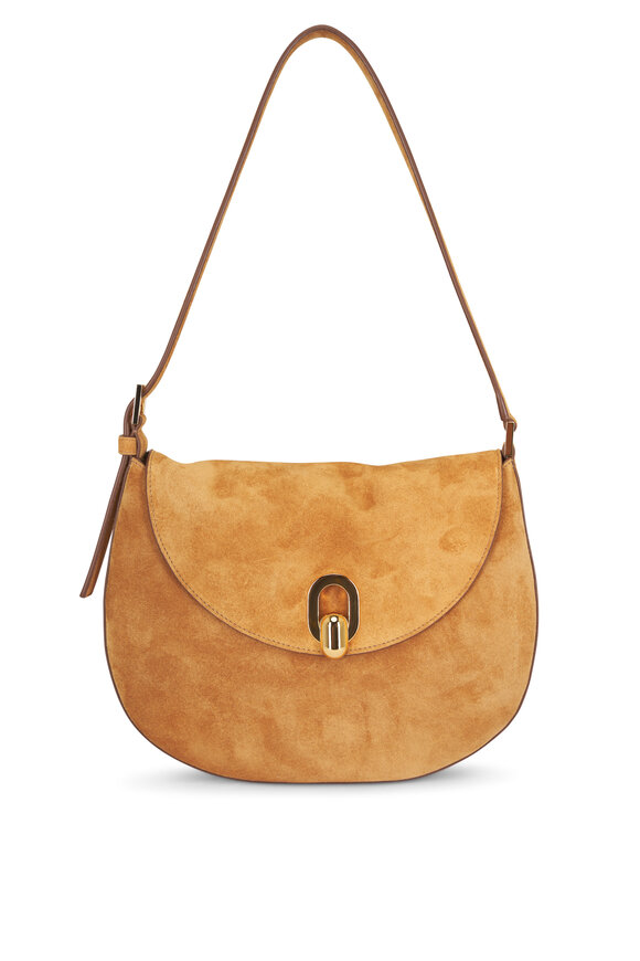 Savette Small Tondo Saddle Suede Hobo - view 1
