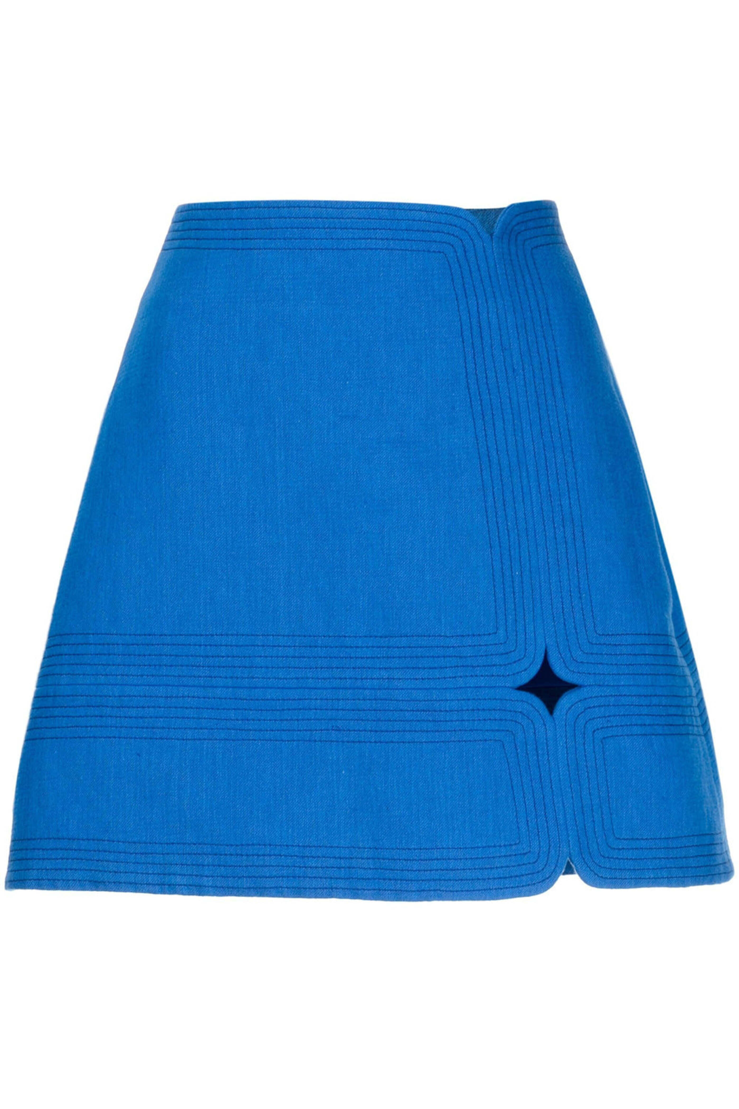 Acler - Regal Blue Briar Mini Skirt