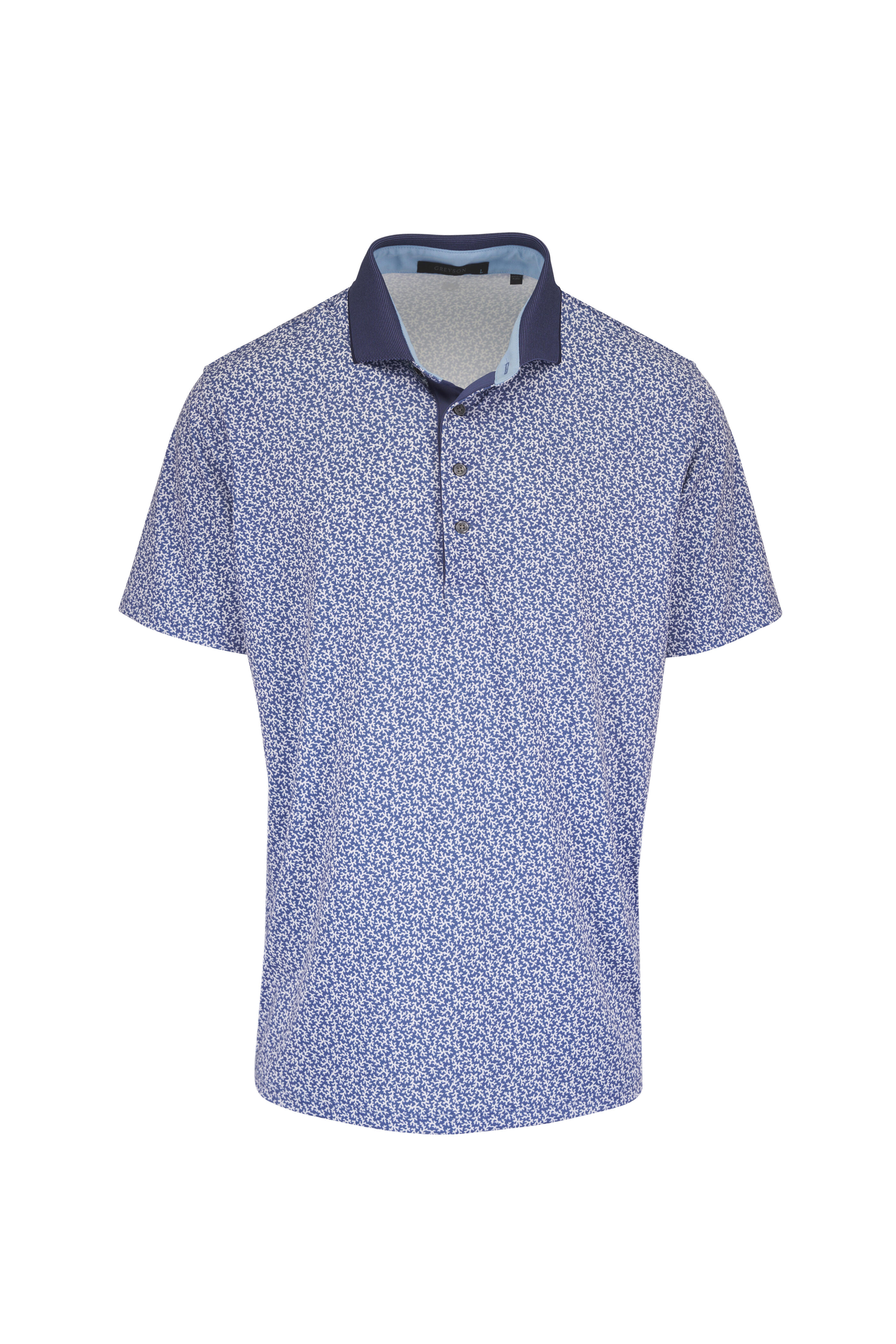 Greyson - Falcon Slate Coral Dreams Polo - view 1