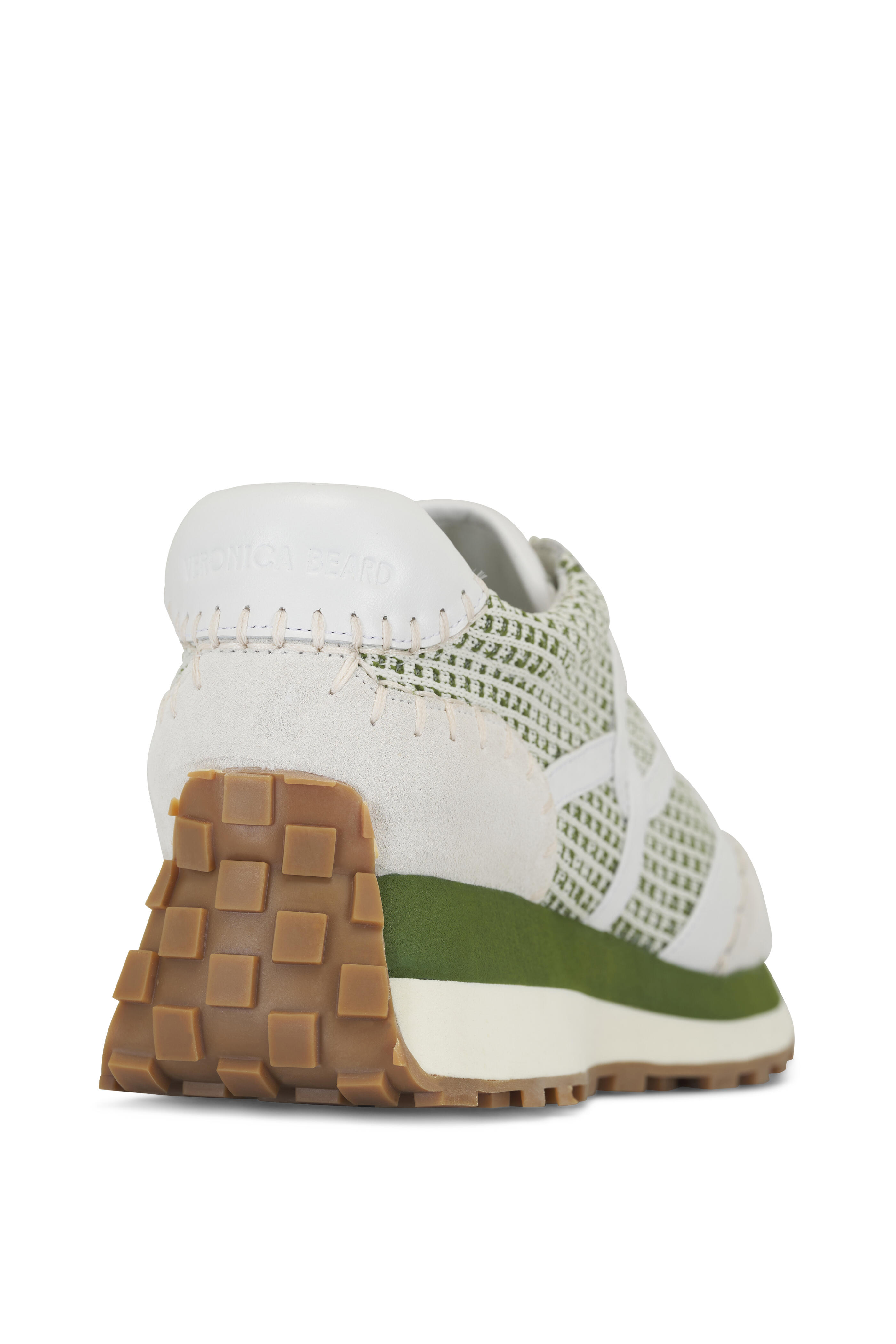 Veronica Beard - Valentina Mesh Green & White Sneaker