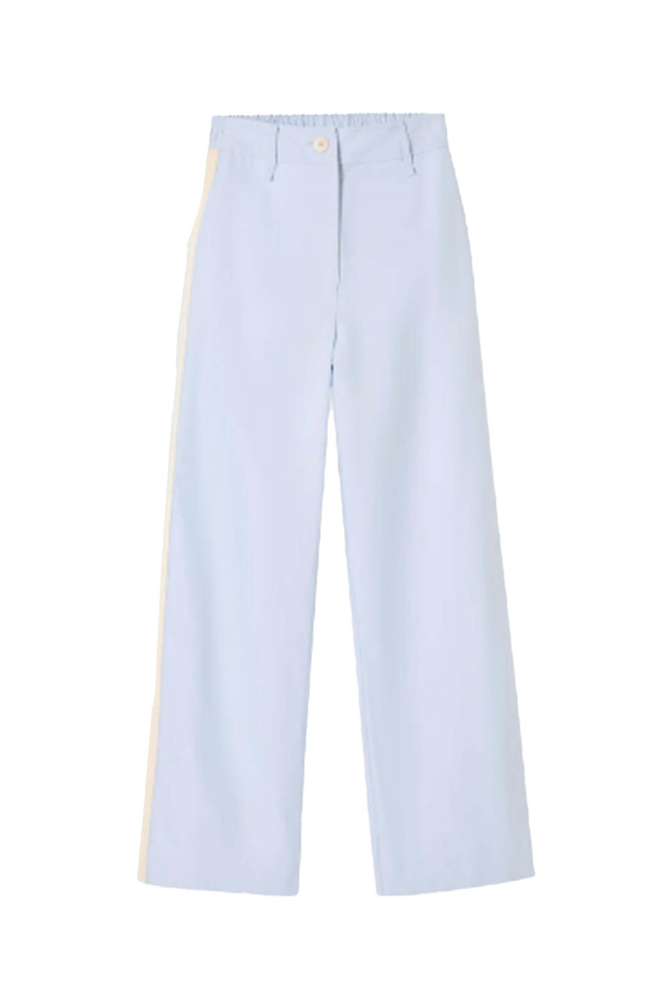 Lee Mathews - Cerulean Georgia Wide Leg Pant