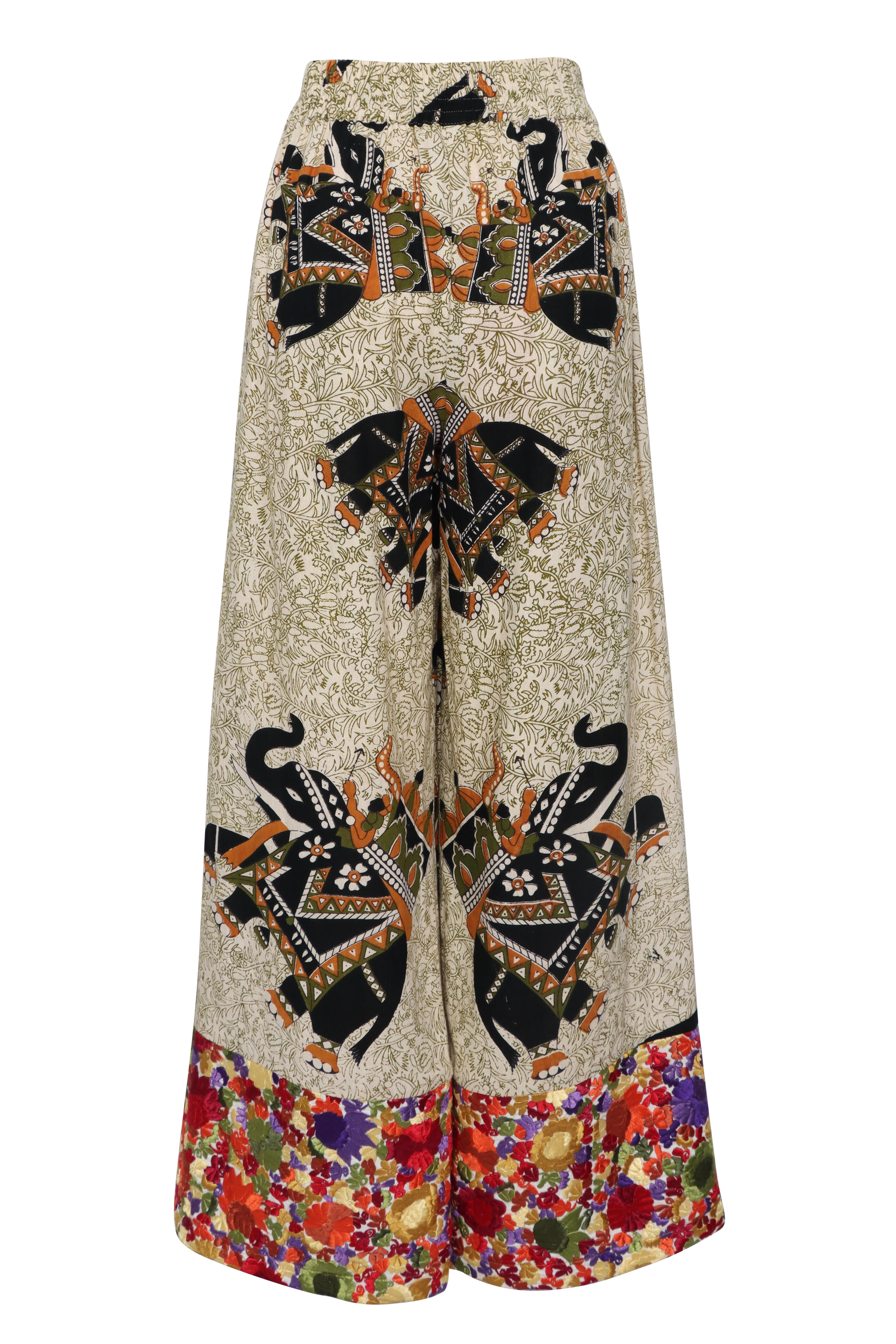 Rianna + Nina - Cream Wide Leg Pant