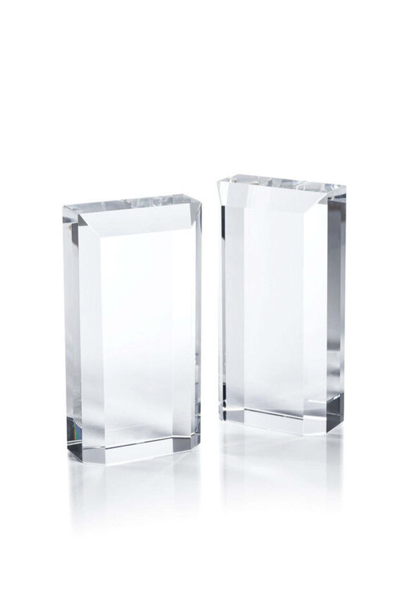Zodax Claire Crystal Glass Bookends