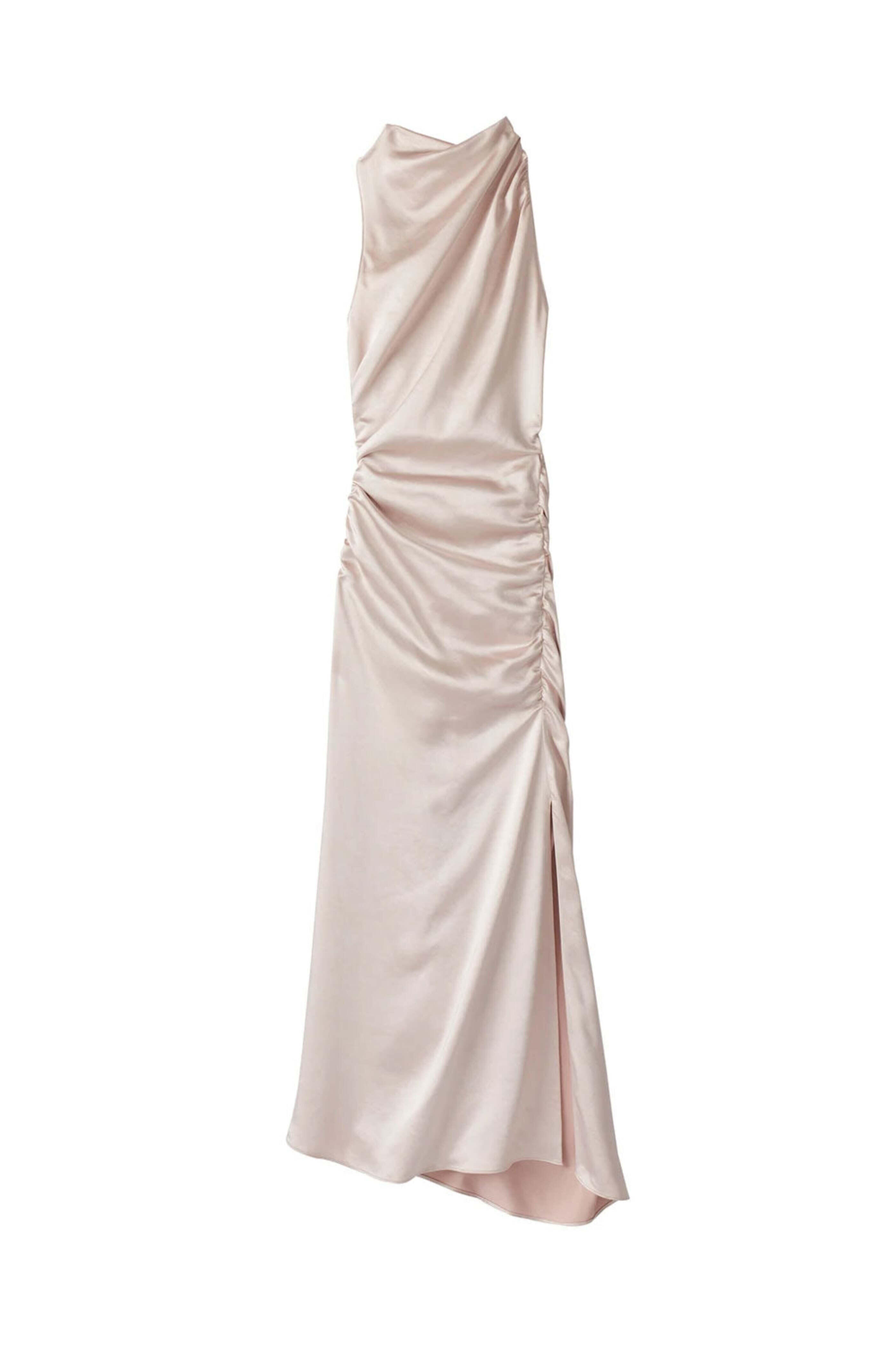 A.L.C. - Pink Satin Inez Midi Dress