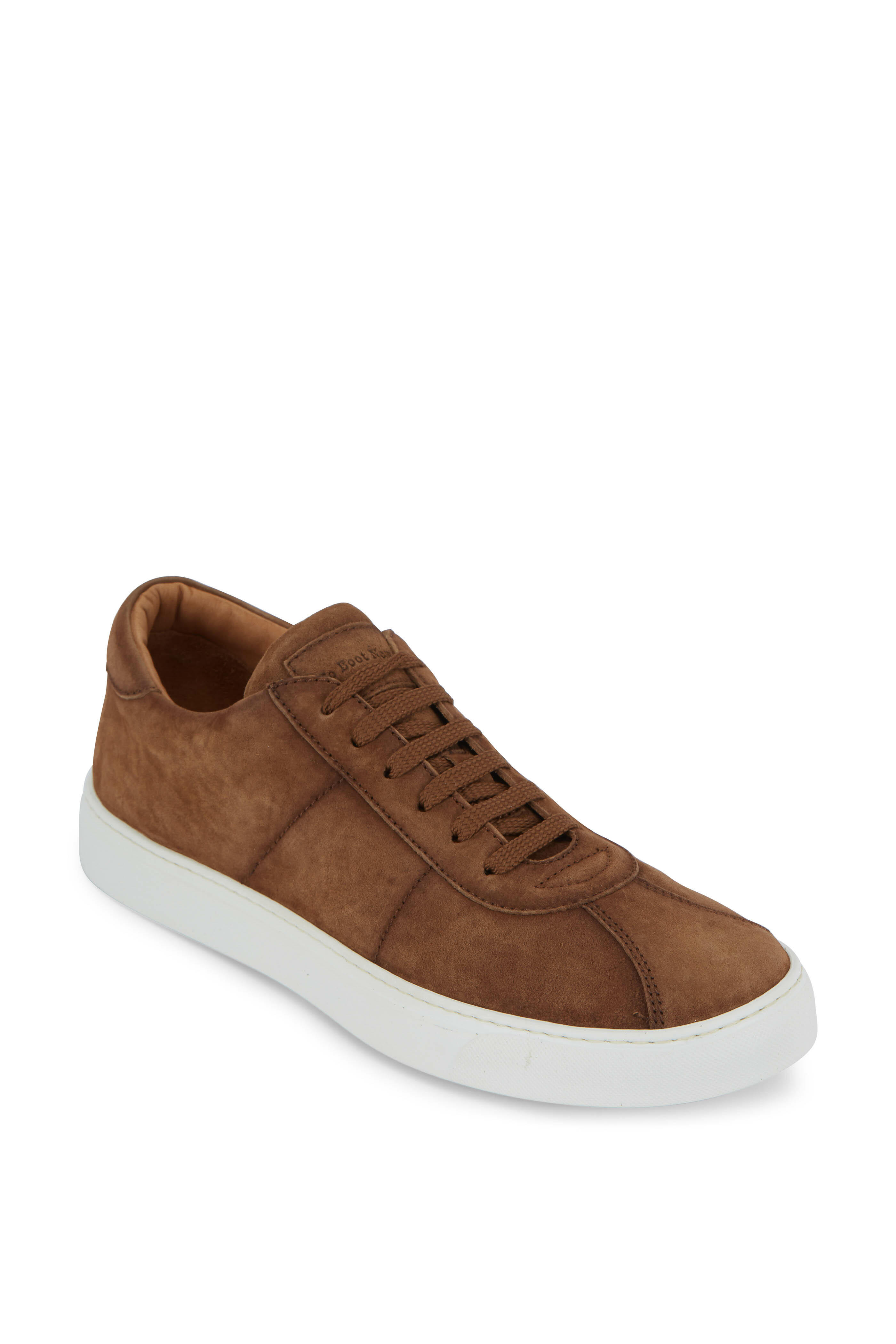 To Boot New York - Charger Almond Suede Lace-Up Sneaker