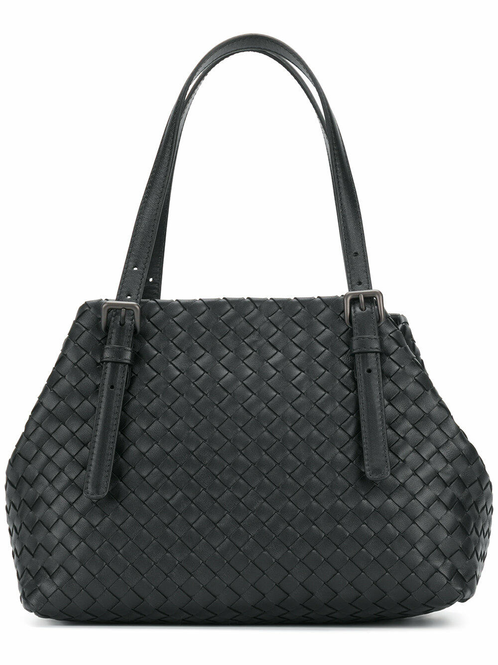 Bottega Veneta Intrecciato Tote Bag in Gray