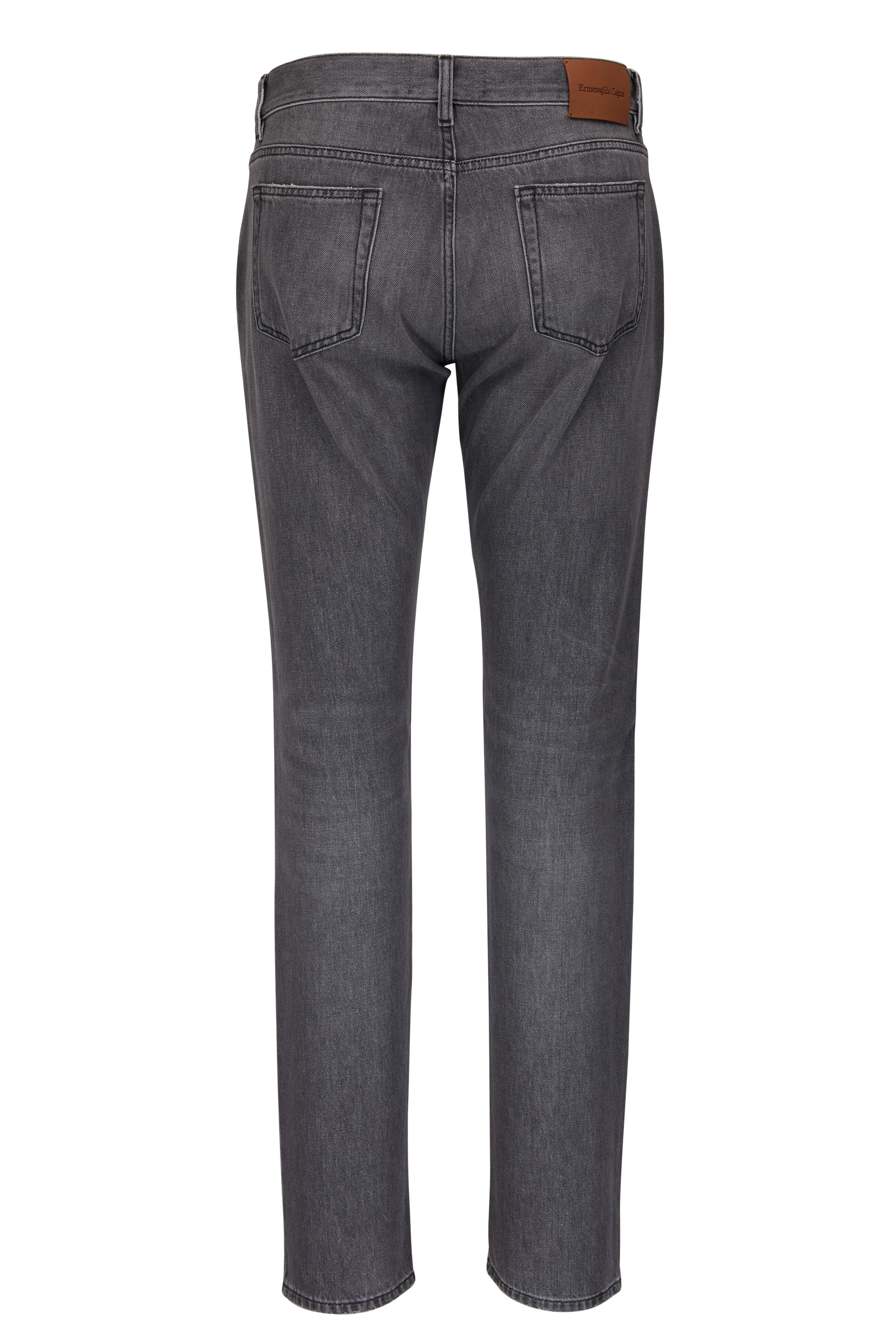 Zegna Gray Five Pocket Jean Mitchell Stores