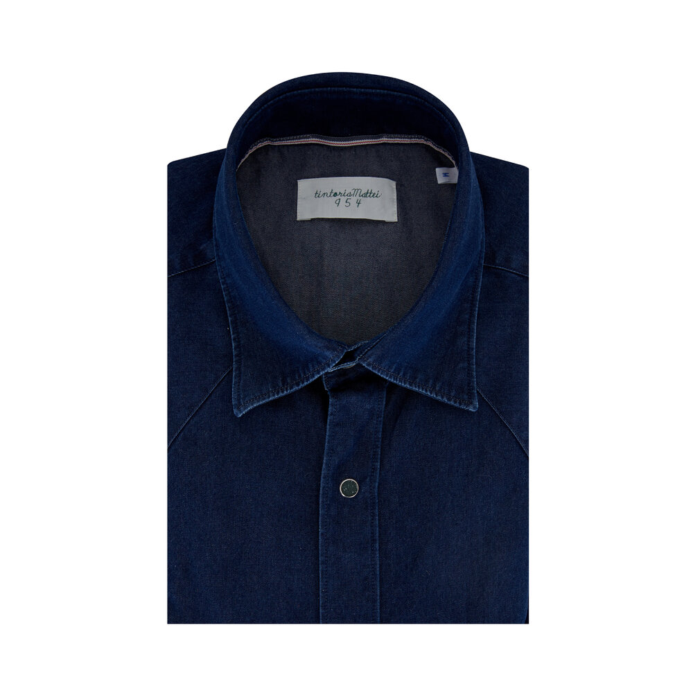 Tintoria - Denim Blue Western Shirt | Mitchell Stores