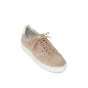 【関税＆送料込み】Brunello Cucinelli Beige Low Top Sneaker Brunello Cucinelli - Beige Suede Low Top Sneaker