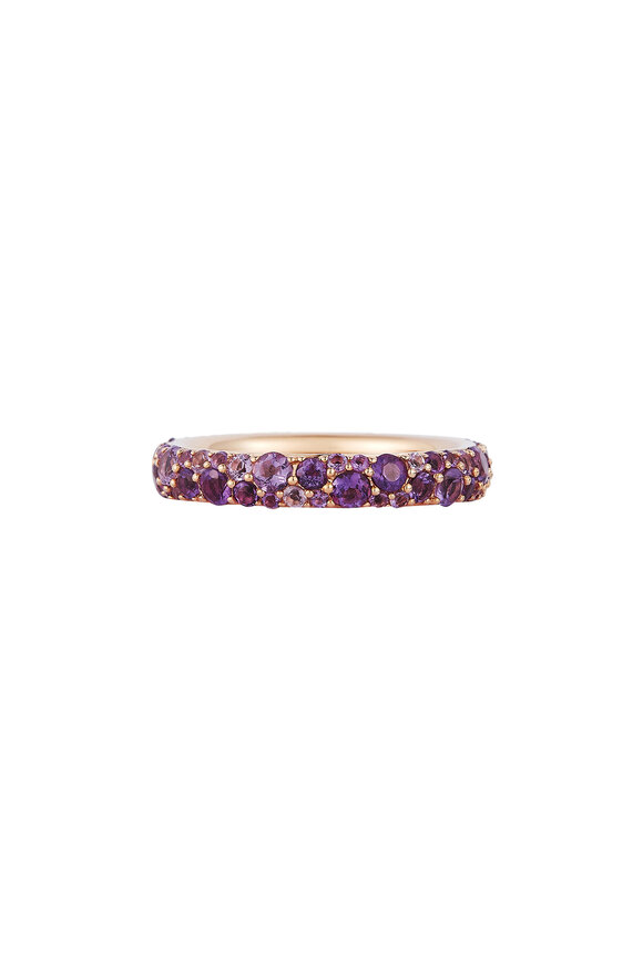 Walters Faith - OC x WF 18K Rose Gold Purple Amethyst Band Ring