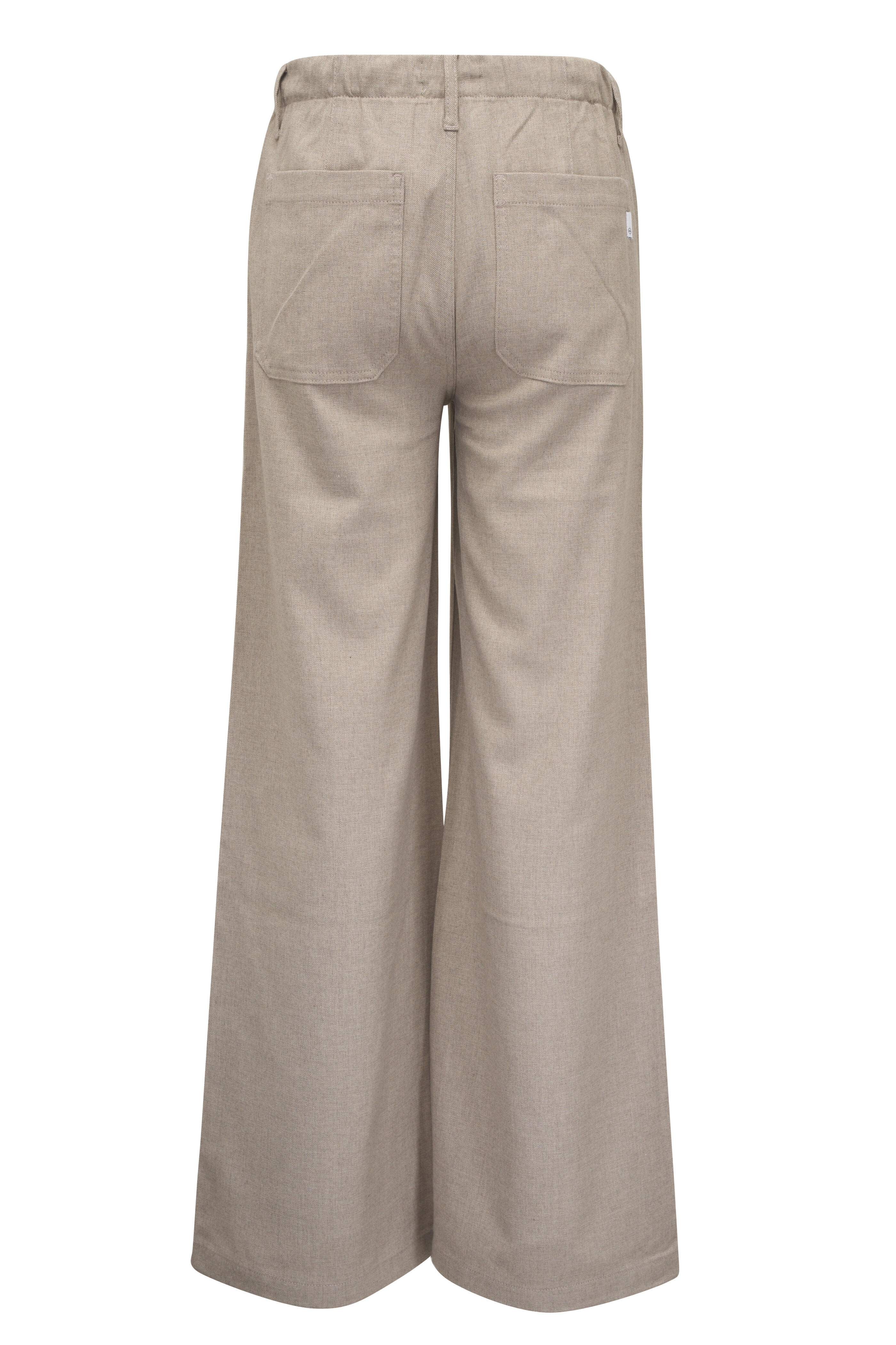 AG - Stella Oat Melange Cinched Palazzo Pant