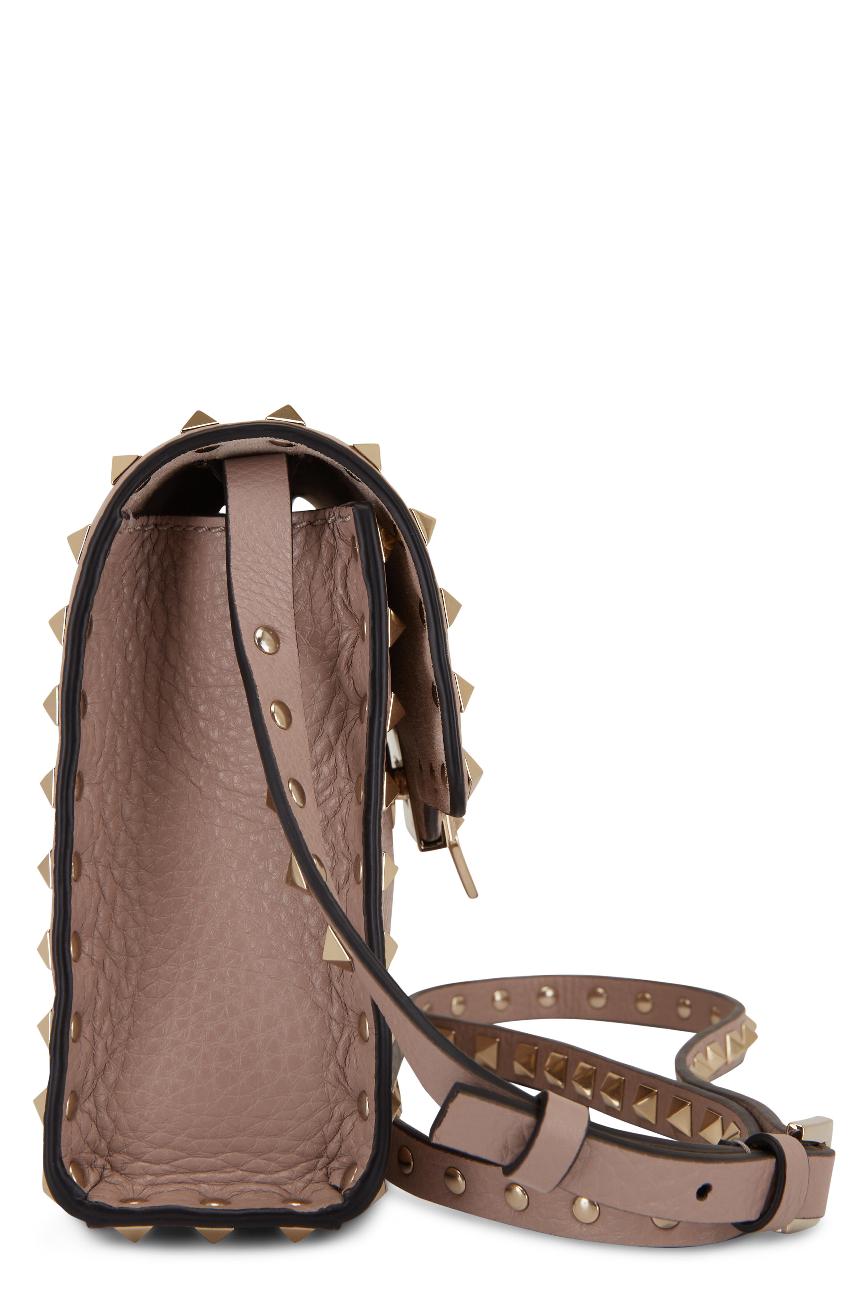 Valentino Garavani Women's Poudre Rockstud Small Tote Crossbody Bag | by Mitchell Stores