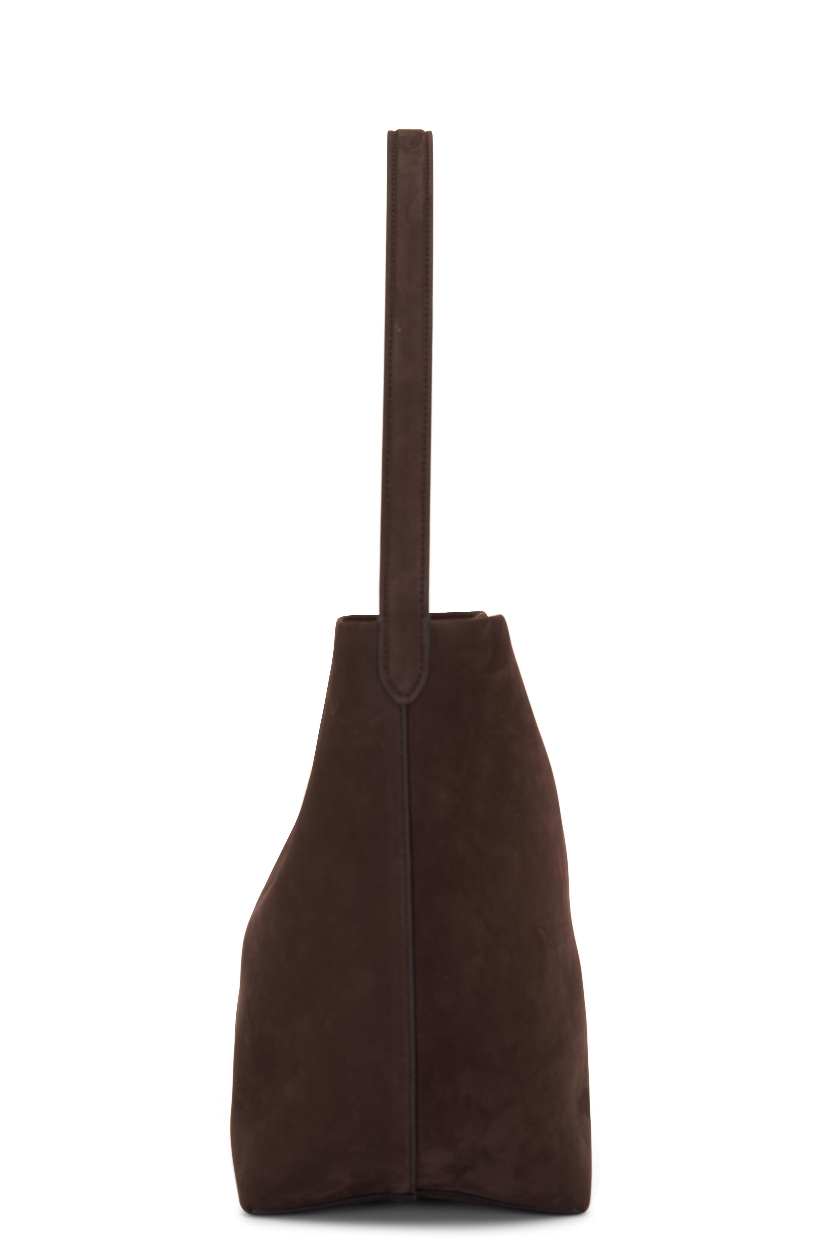 THE ROW Park Medium North/ South Leather Tote Bag - Brown