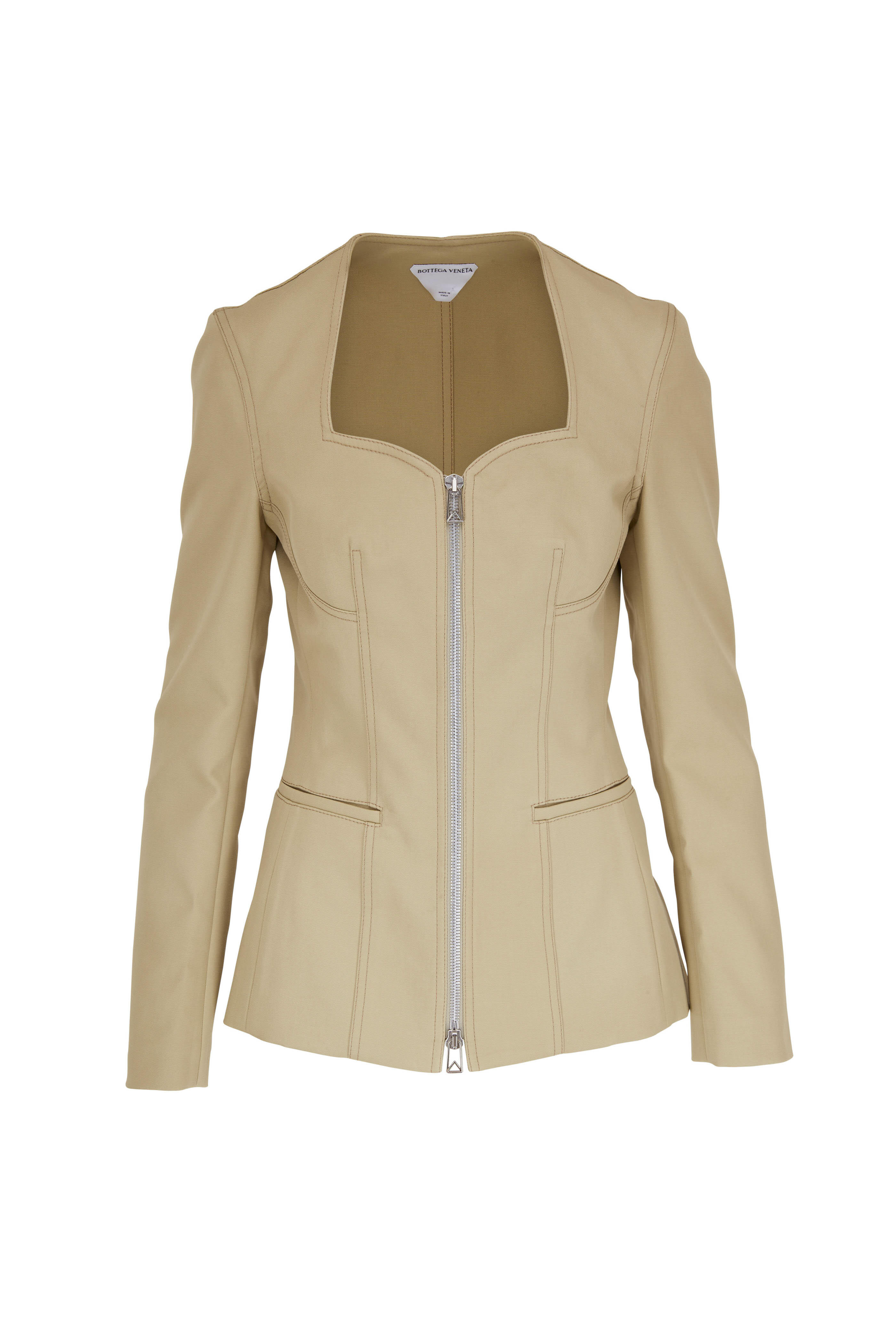 Bottega Veneta - Double Cotton Canvas Jacket | Mitchell Stores