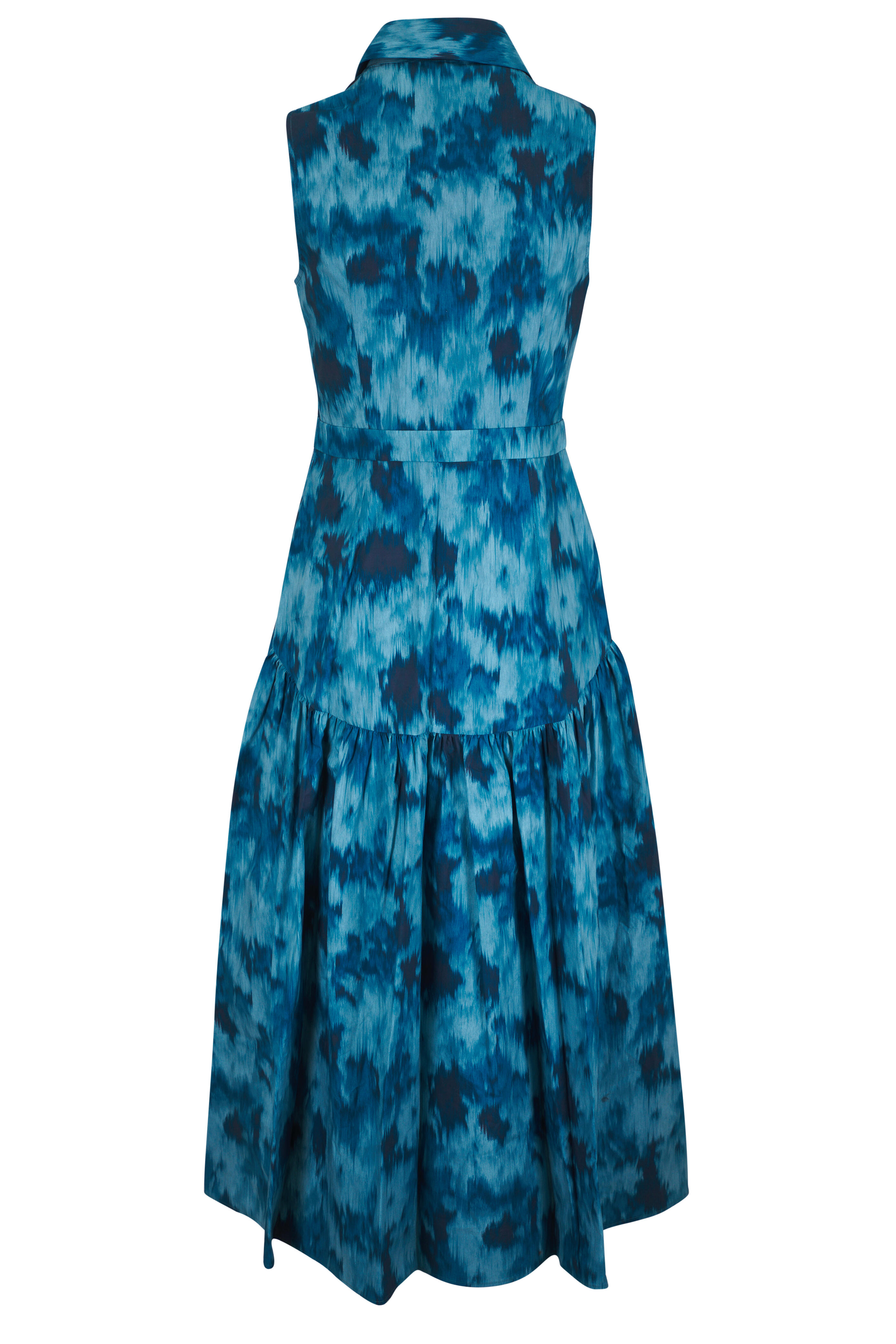 Michael Kors Collection - Seaglass Multi Drop Waist Shirt Dress