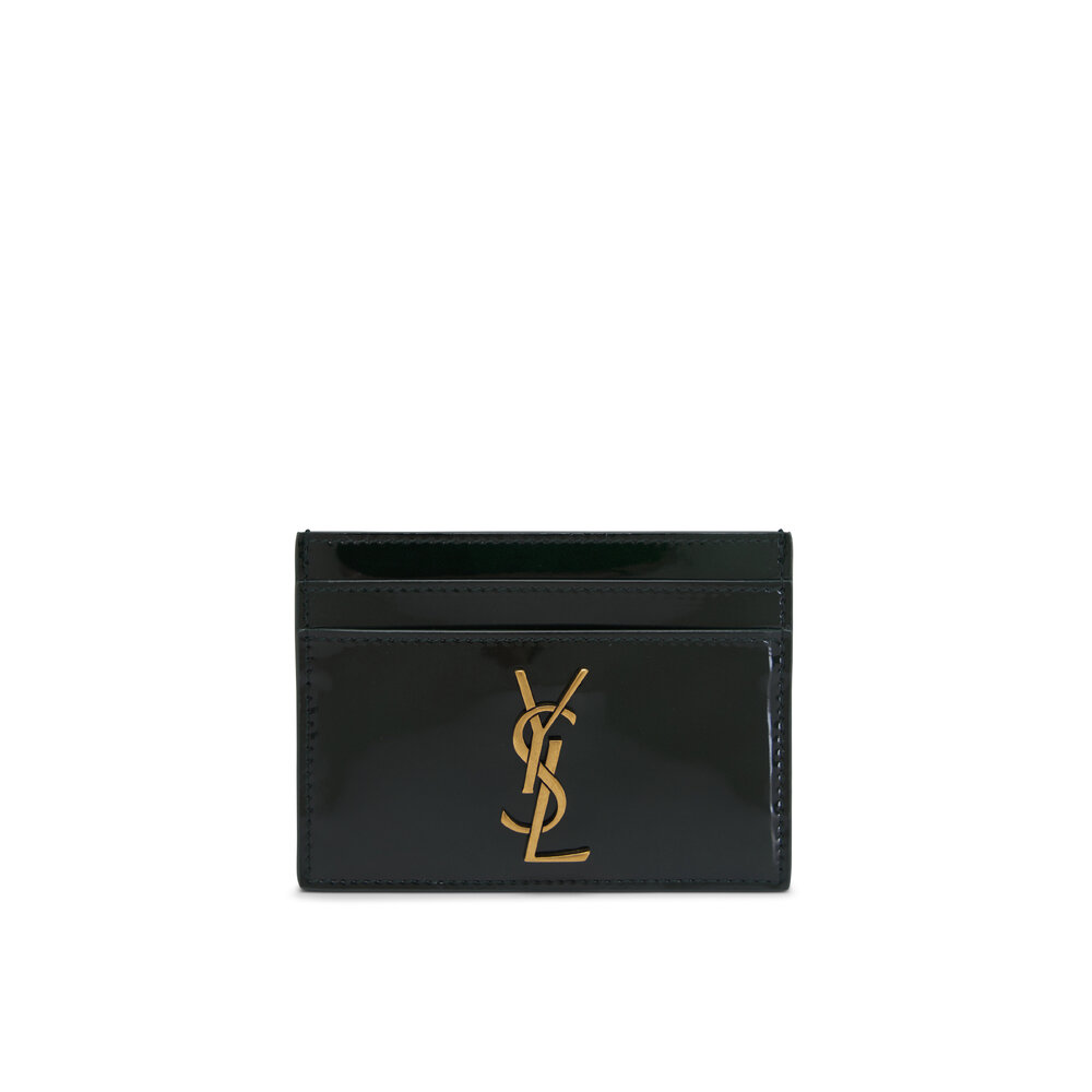 カードケース・名刺入れ SAINT LAURENT CASSANDRE PATENT CARD CASE Saint Laurent Cassandre patent leather card holder Saint Laurent