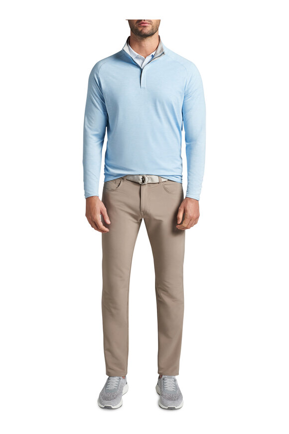 Peter Millar - Stealth Performance Blue Frost Quarter Zip 