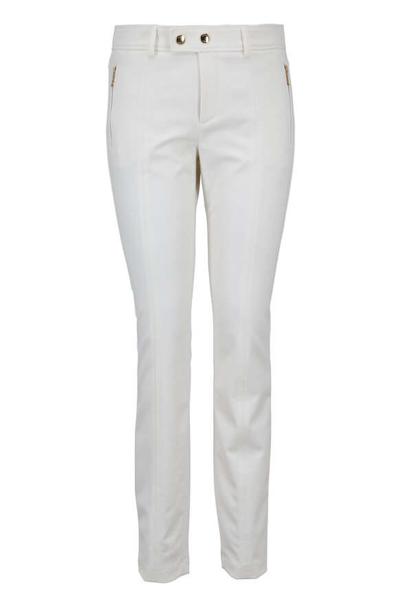 Bogner - Lindsey White Zip Pocket Pant