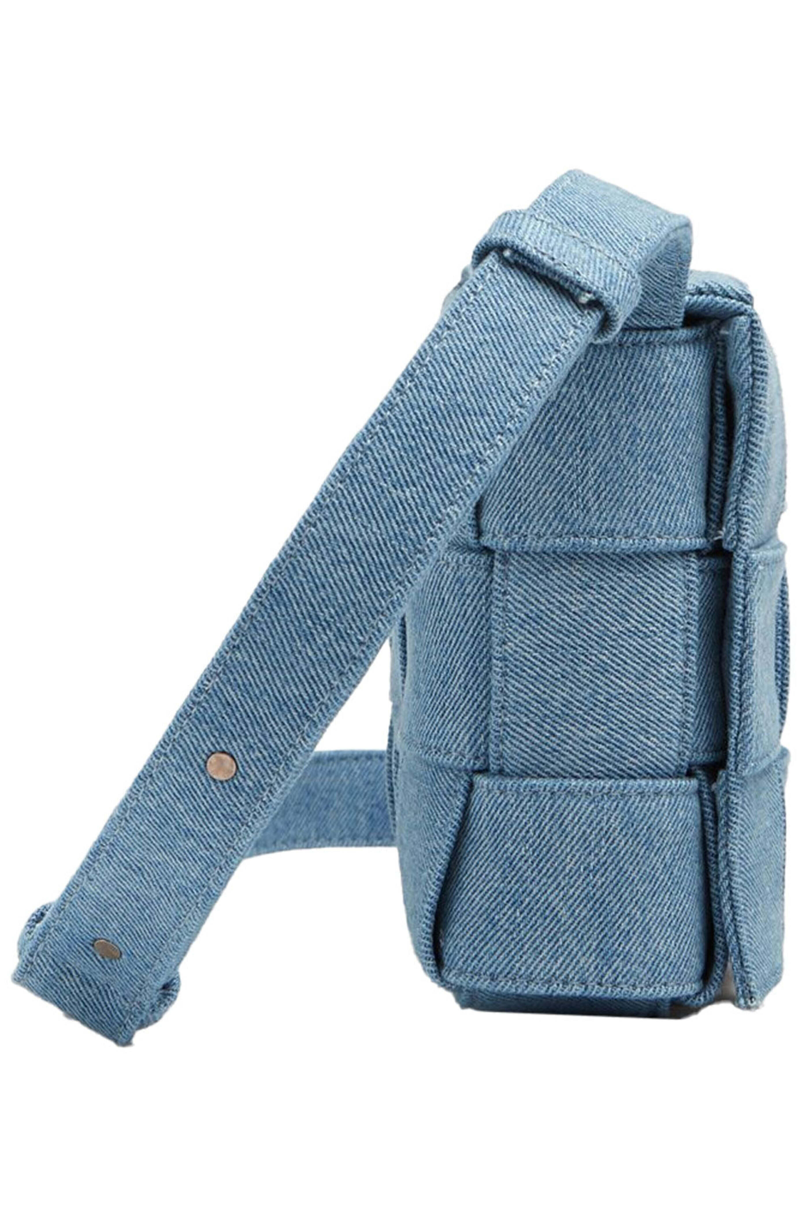 Bottega Veneta - Washed Denim Cassette Bag in Indigo