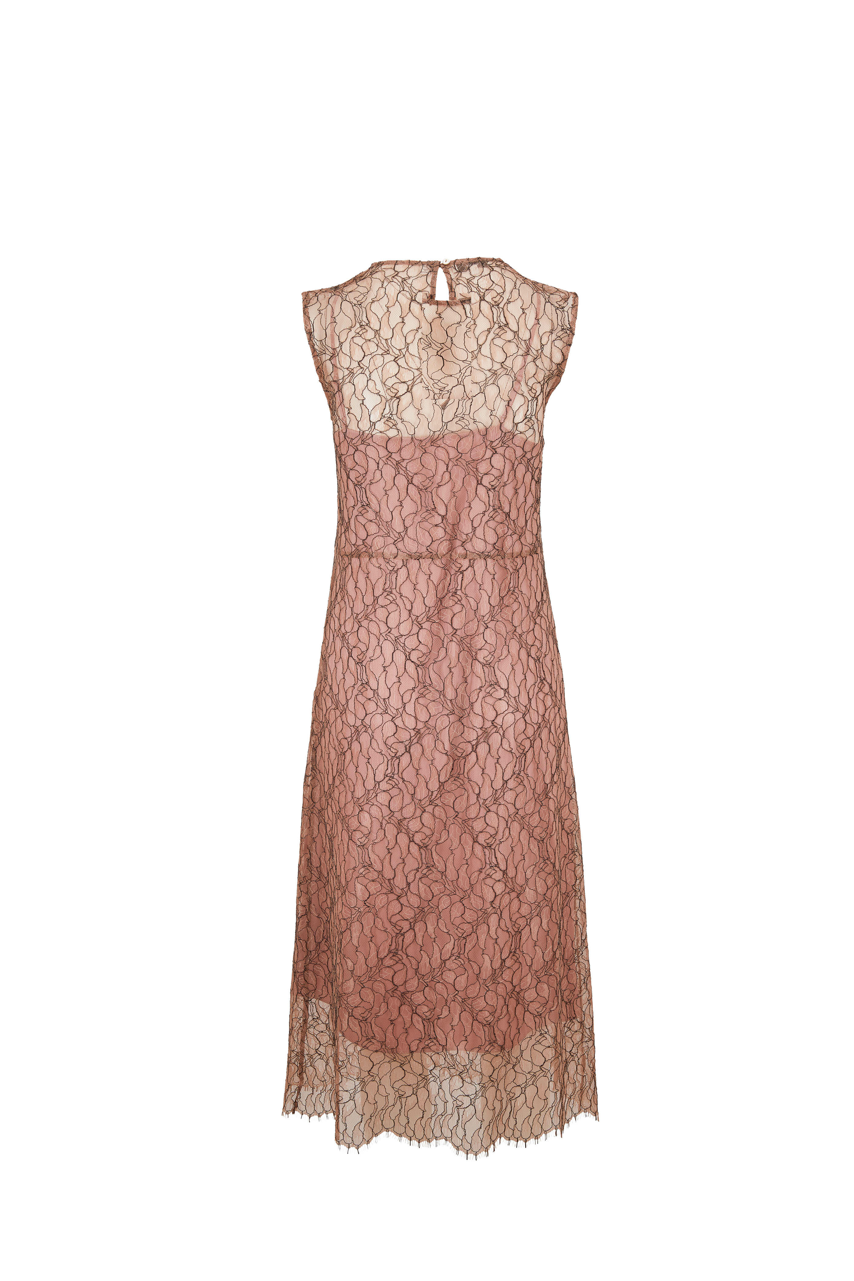 vince sleeveless lace dress Vince - White Nouveau Lace V-Neck Dress