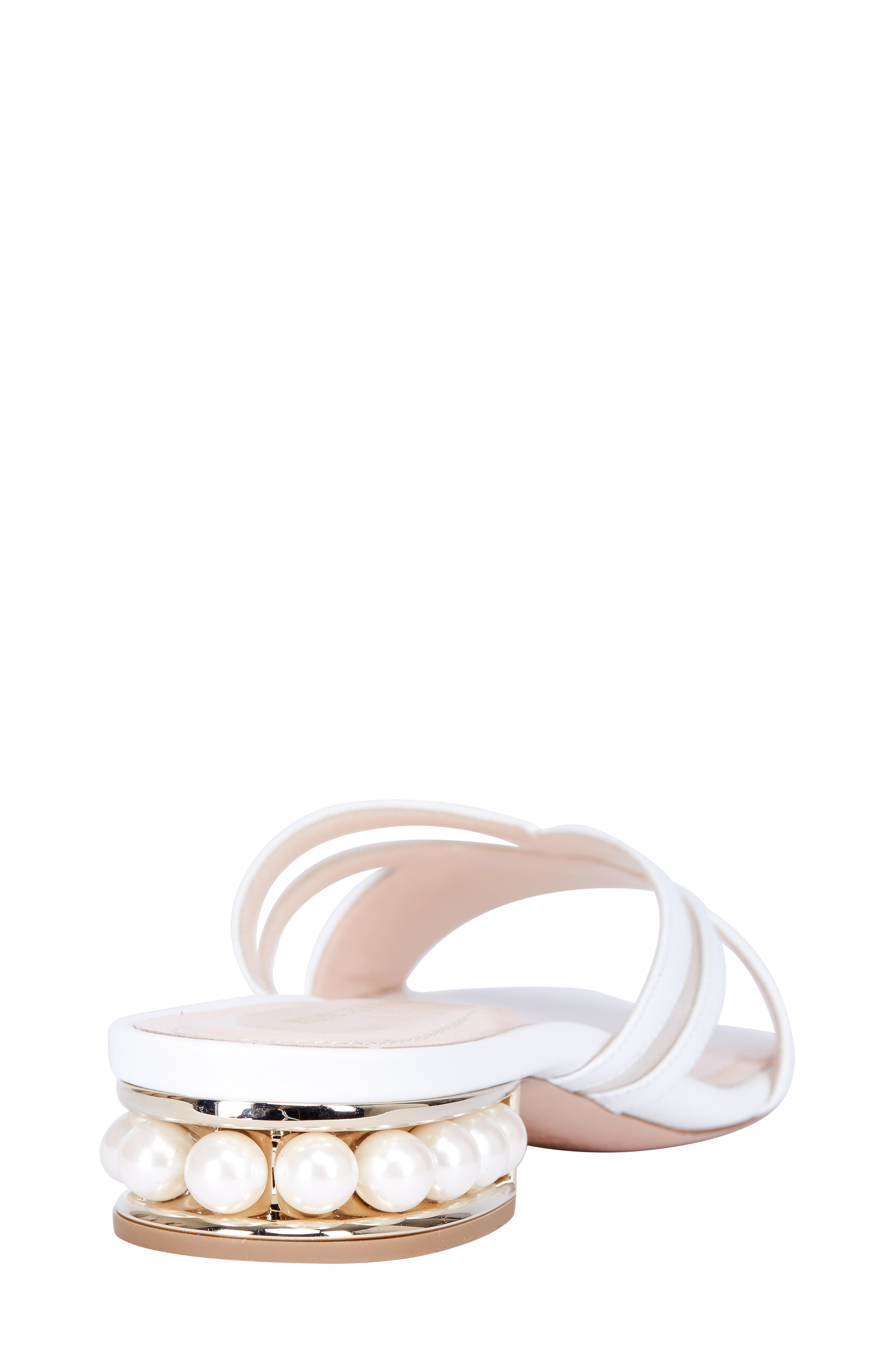 Nicholas Kirkwood Casati Pearl Leather sandals Slides