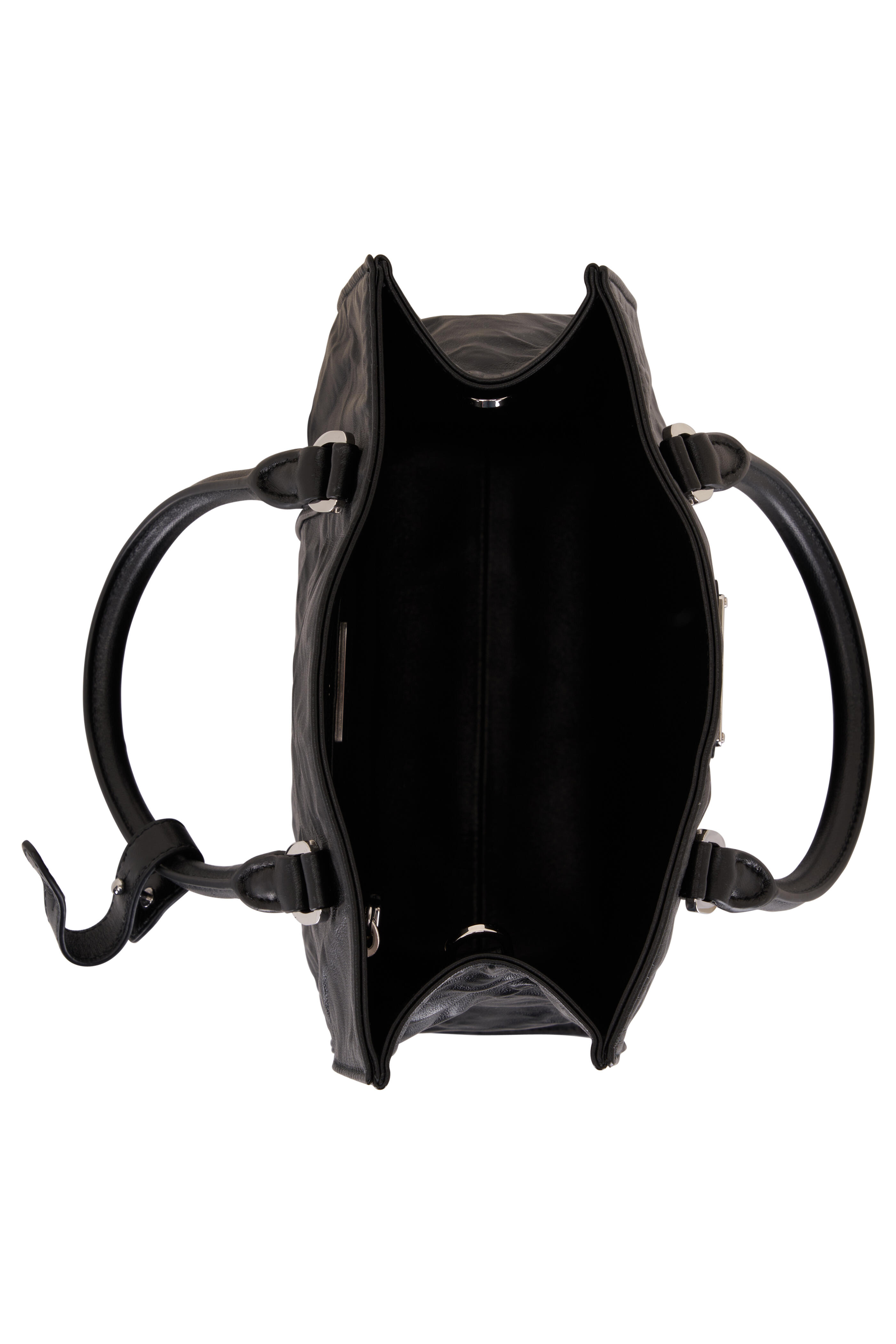 Prada Black Embossed-logo Tote Bag for Men