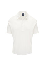 Loro Piana - White Cotton Jersey Polo | Mitchell Stores